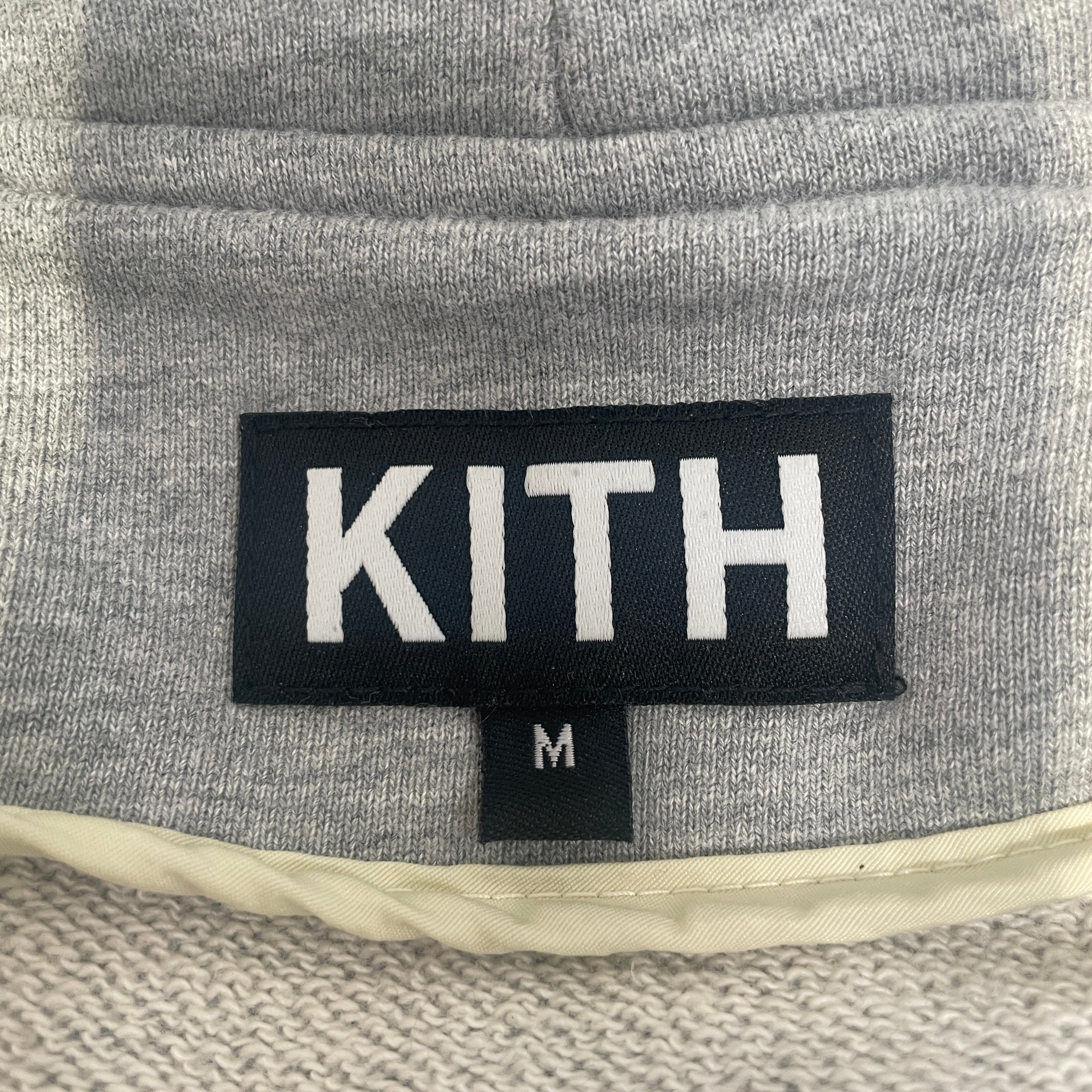 KITH/Zip Up Hoodie/M/Nylon/GRY/ view 3