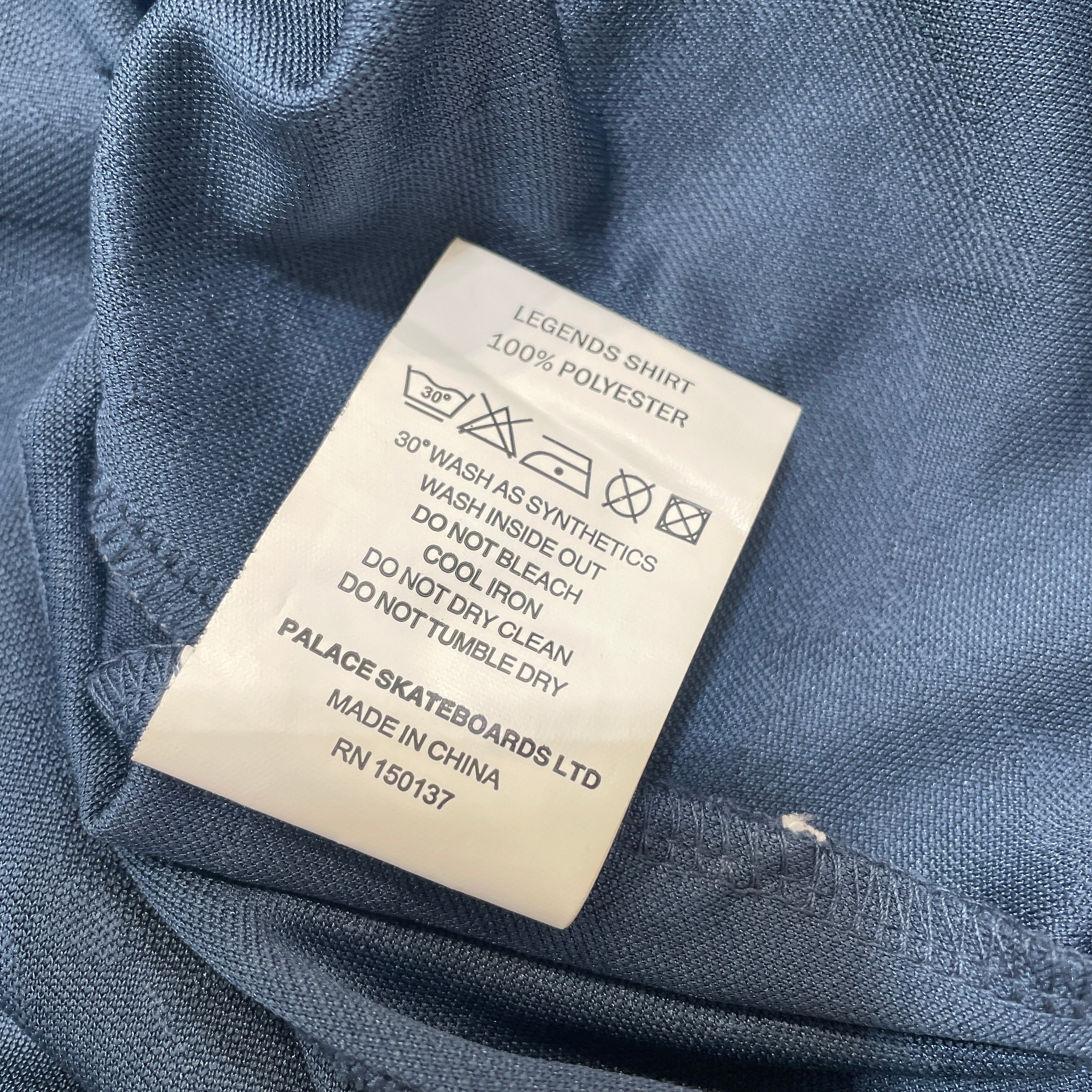 PALACE/Cut & Sew/L/Polyester/NVY/Legends Shirt view 4