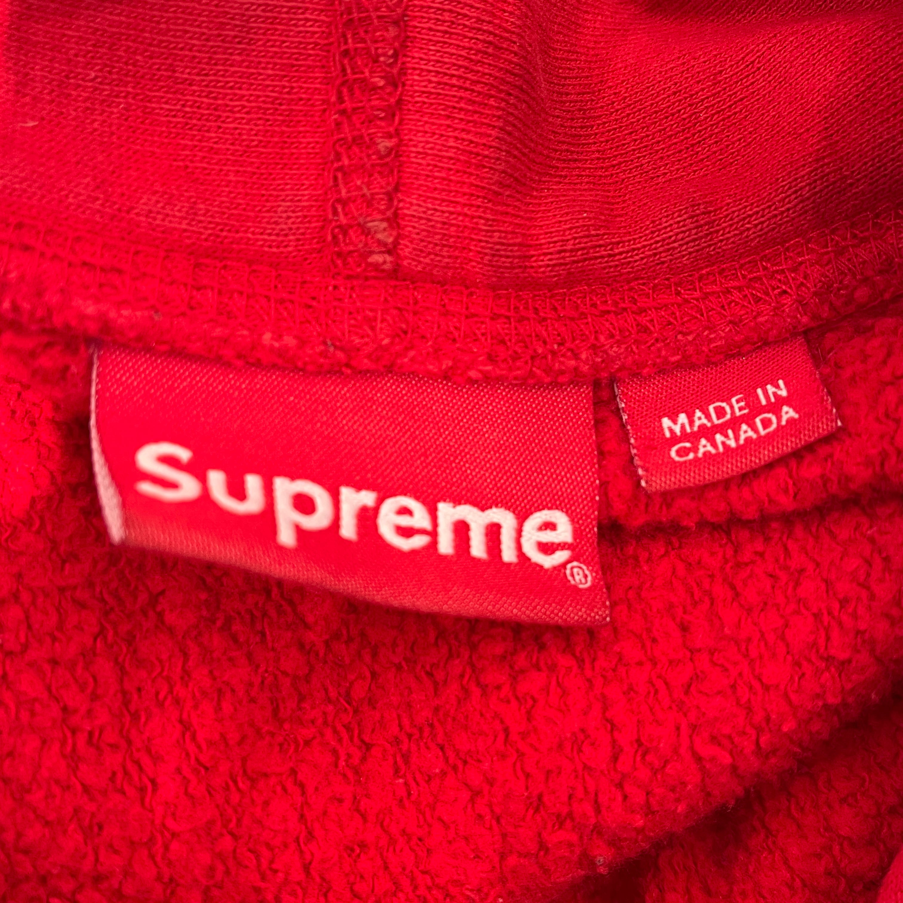 Supreme/FTP/Hoodie/L/Cotton/RED/ARC HOODIE WHITE LETTERING view 3