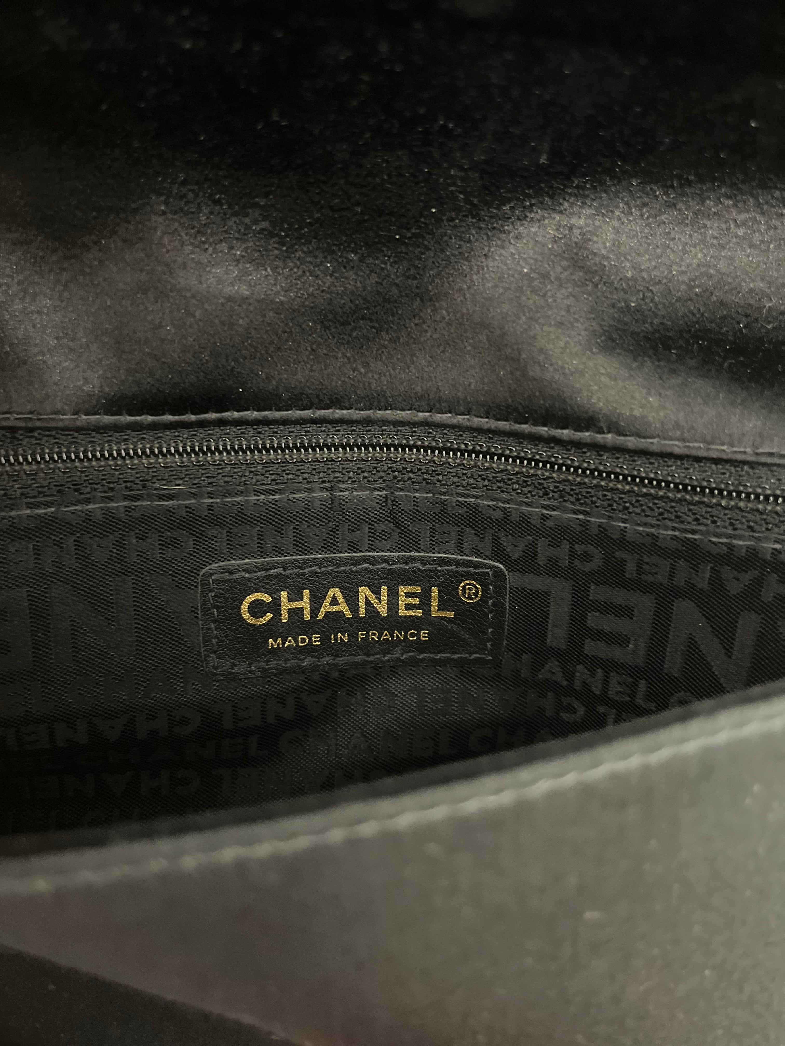 CHANEL/Hand Bag/Cotton/BLK/827946 ENTRUPY: WQJT8CV view 3