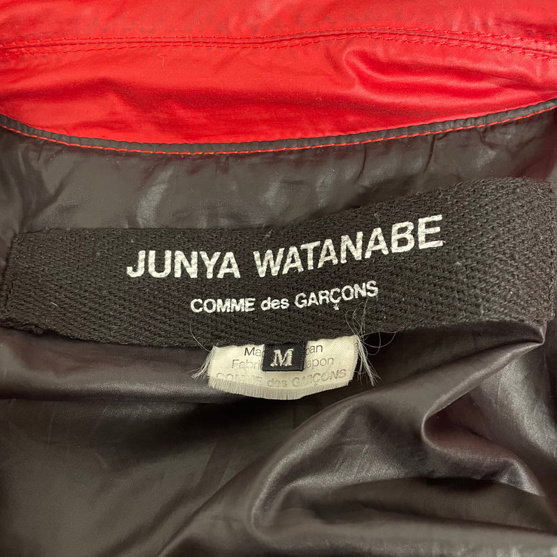 JUNYA WATANABE COMME des GARCONS/Puffer Jkt/M/Nylon/RED/2011 FIRETRUCK RED BIKER JKT