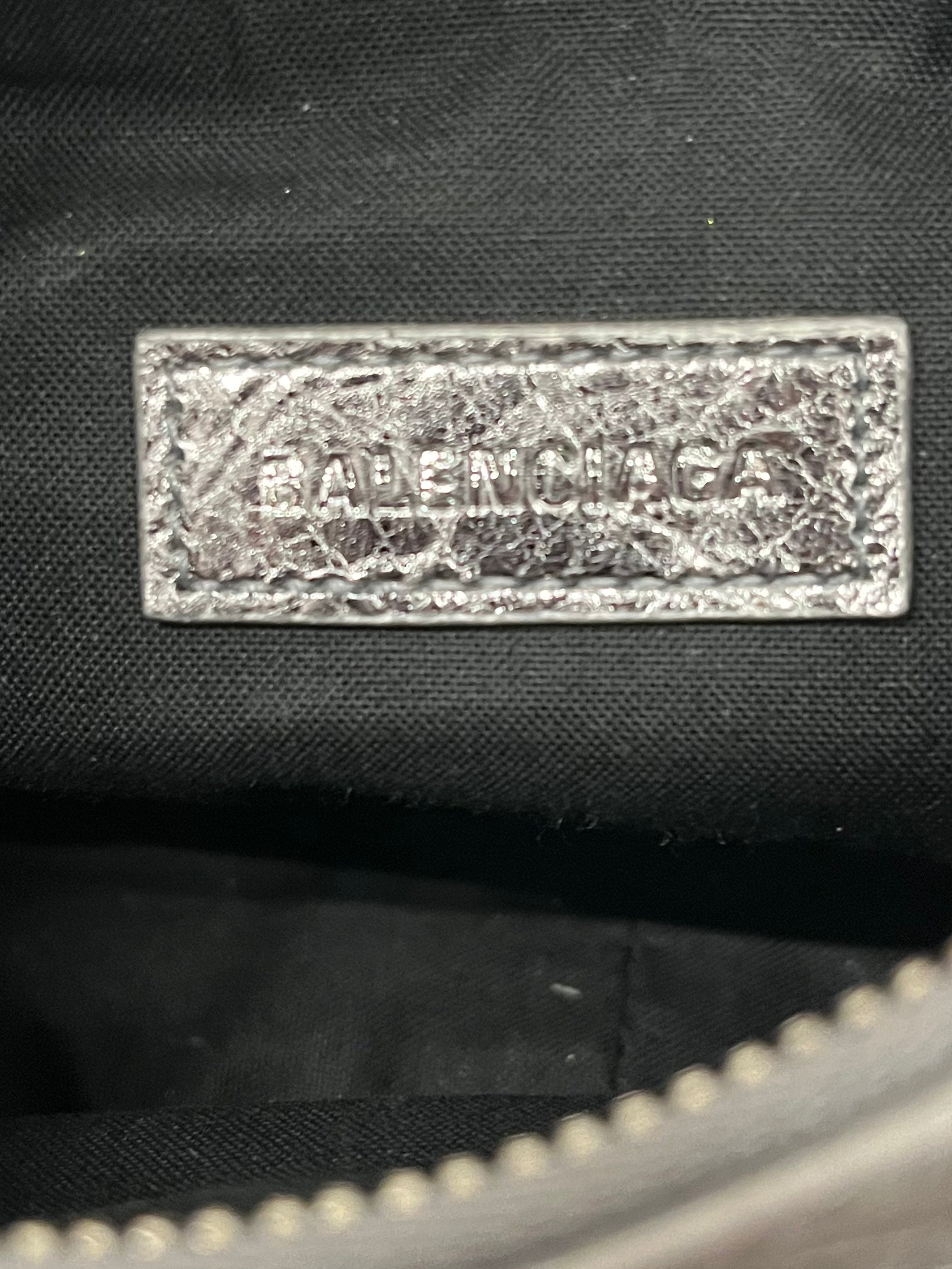 BALENCIAGA/Bag/Leather/GRY/Le Cagole XS SHOULDER BAG view 3