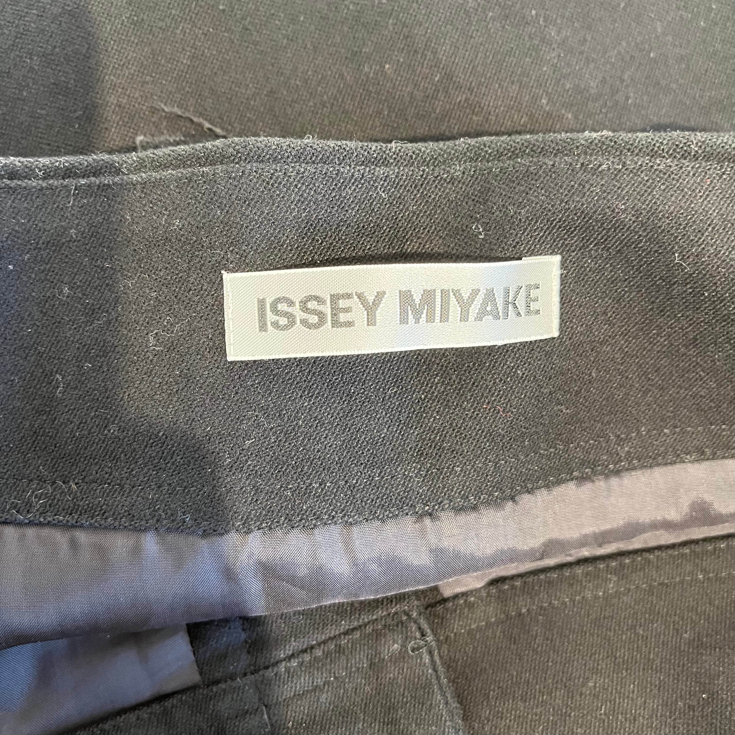 ISSEY MIYAKE/Skirt/1/Cotton/BLK/WITH BELT view 3