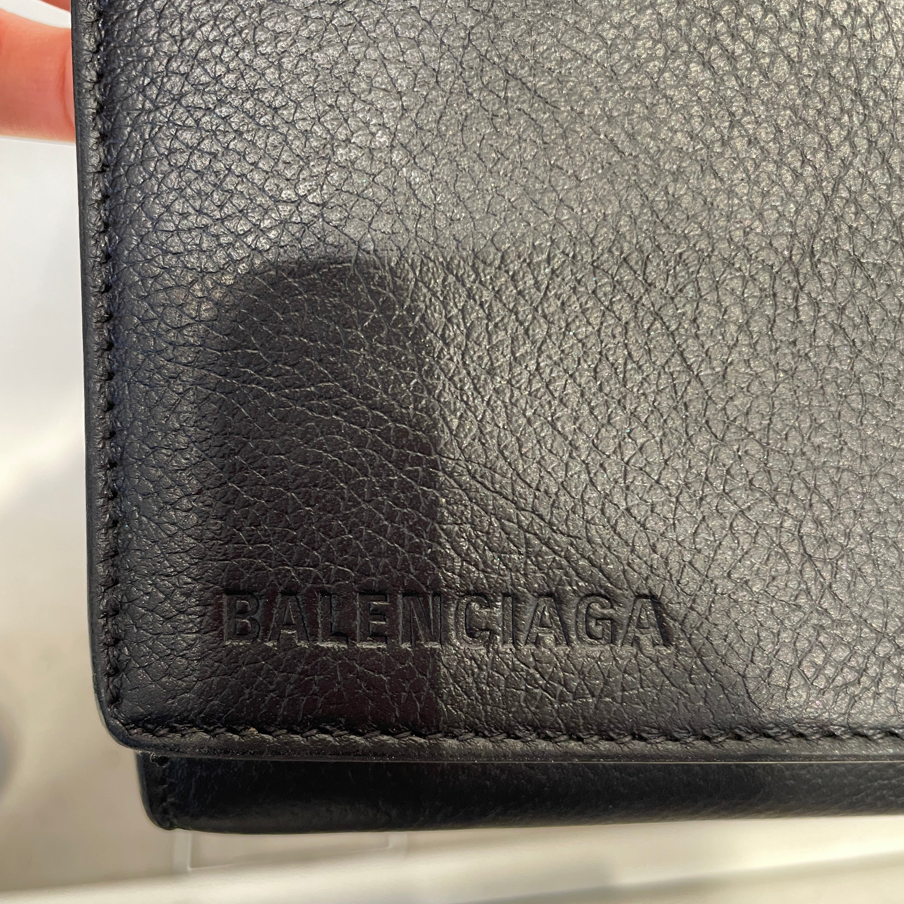BALENCIAGA/Cross Body Bag/Leather/BLK/CROSSBODY CLUTCH view 4