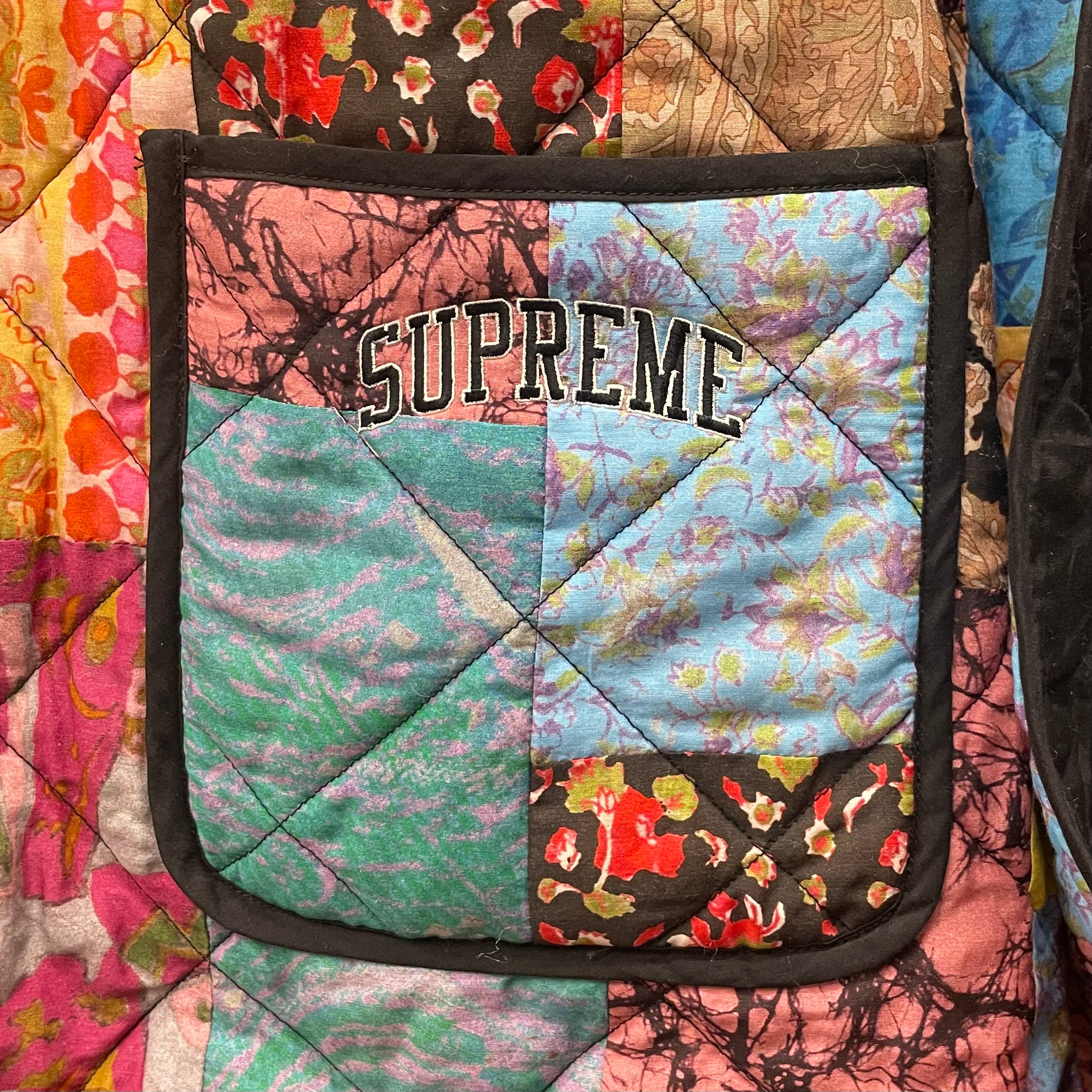 Supreme/Quilted Jkt/L/Cotton/MLT/ view 3