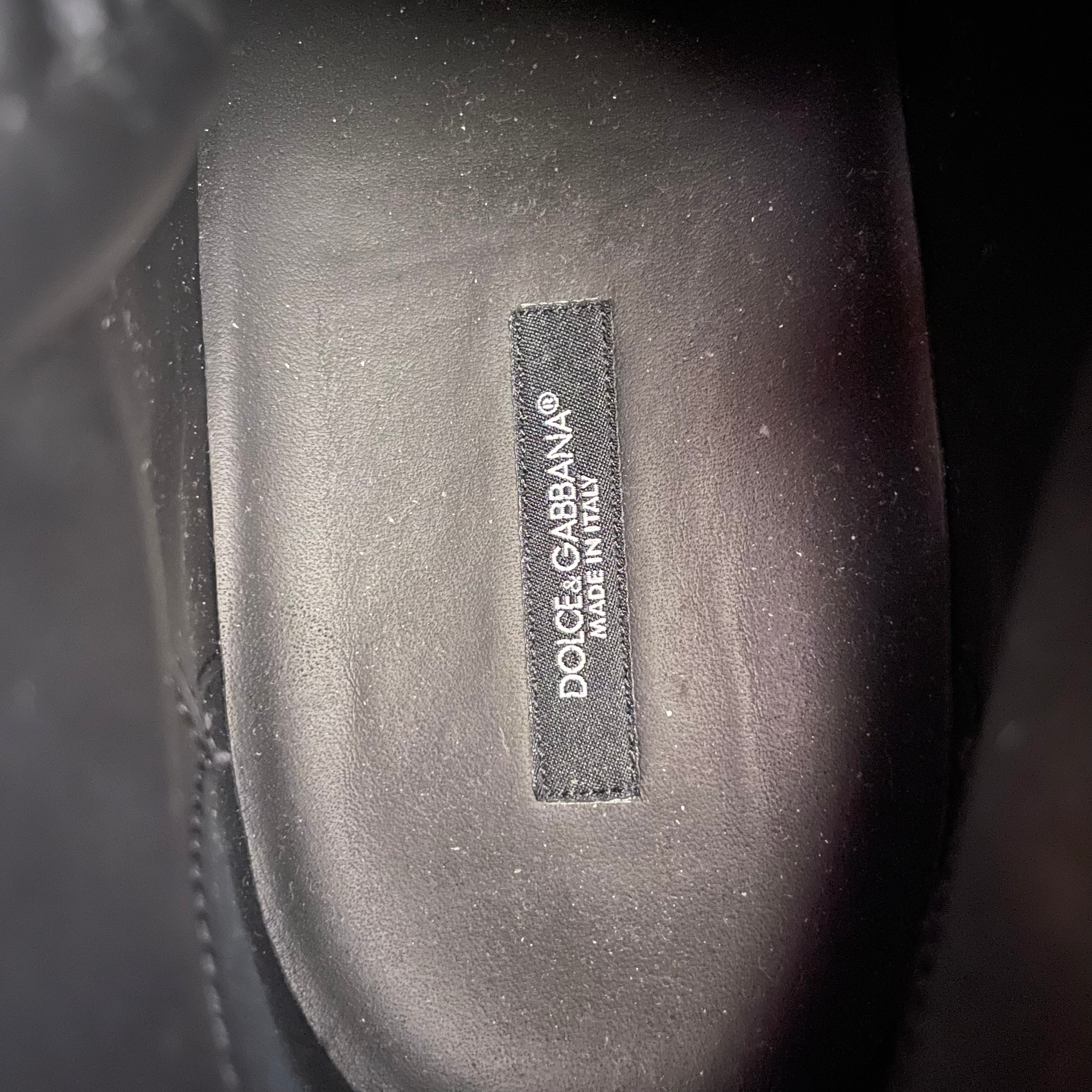 DOLCE&GABBANA/Boots/US 8/Leather/BLK/Trekking Boots view 3