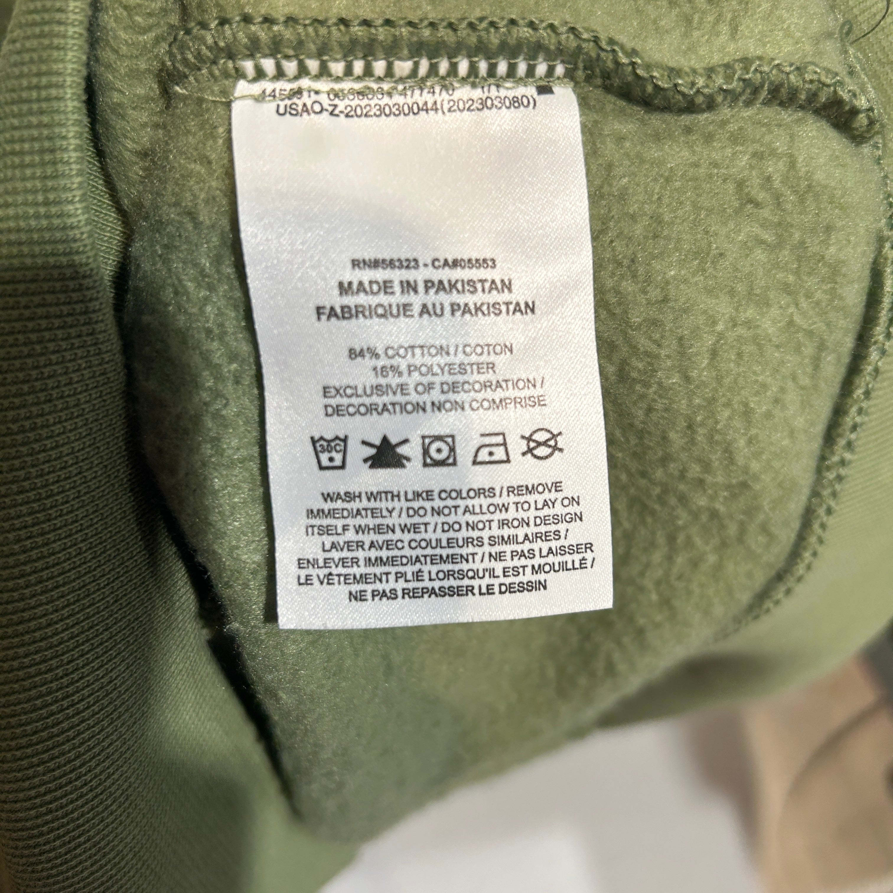 Supreme/NIKE/Hoodie/XL/Cotton/GRN/Sleeve Logo Nike collab view 4