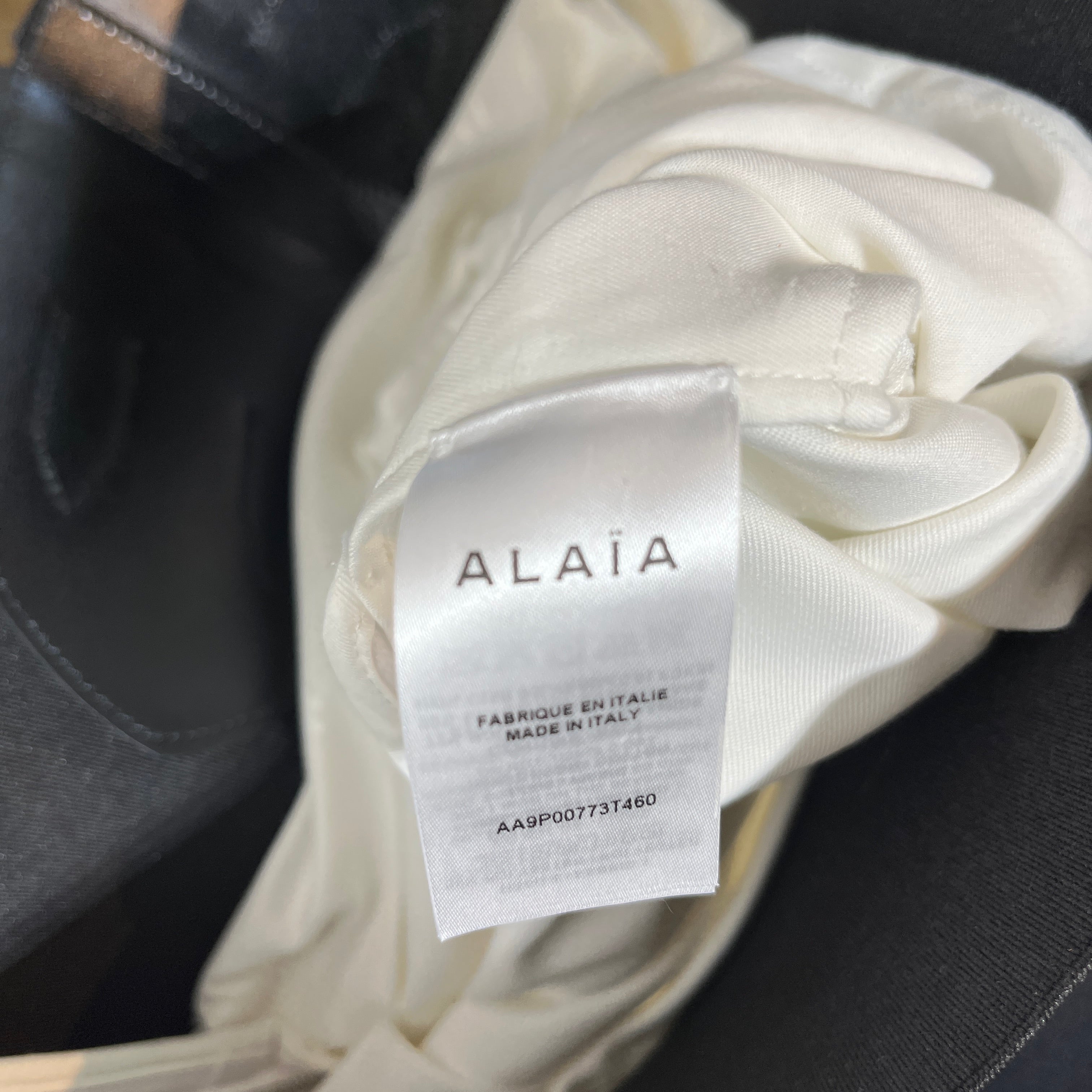 ALAIA/Straight Pants/42/Cotton/WHT/ view 4