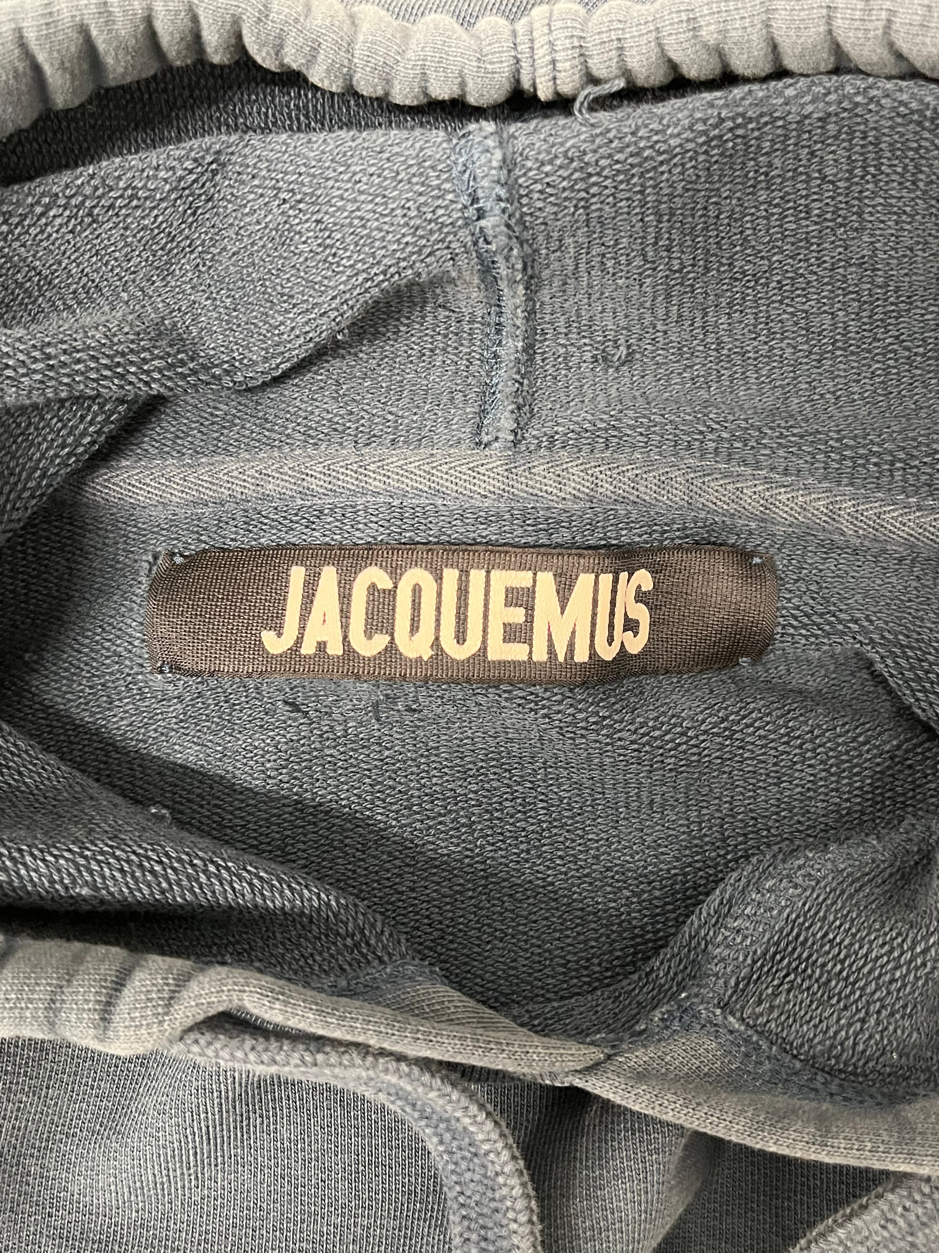 JACQUEMUS/Sweatshirt/S/Cotton/BLU/DUAL FRONT POCKET/SCRIPT LOGO view 3