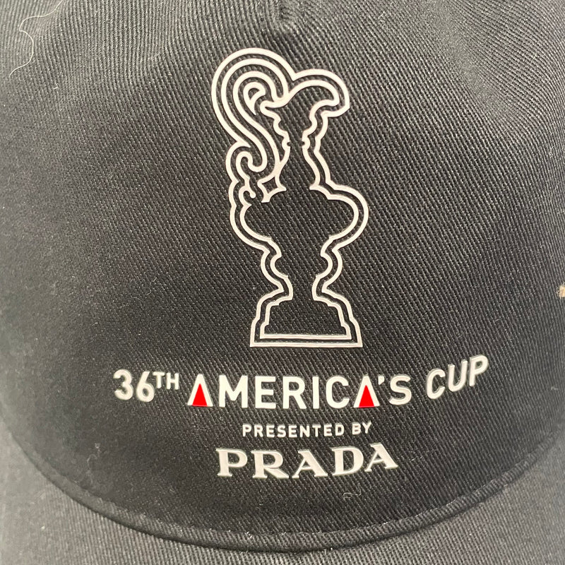 PRADA/Cap/M/Black/Cotton/AUH002 BLEU