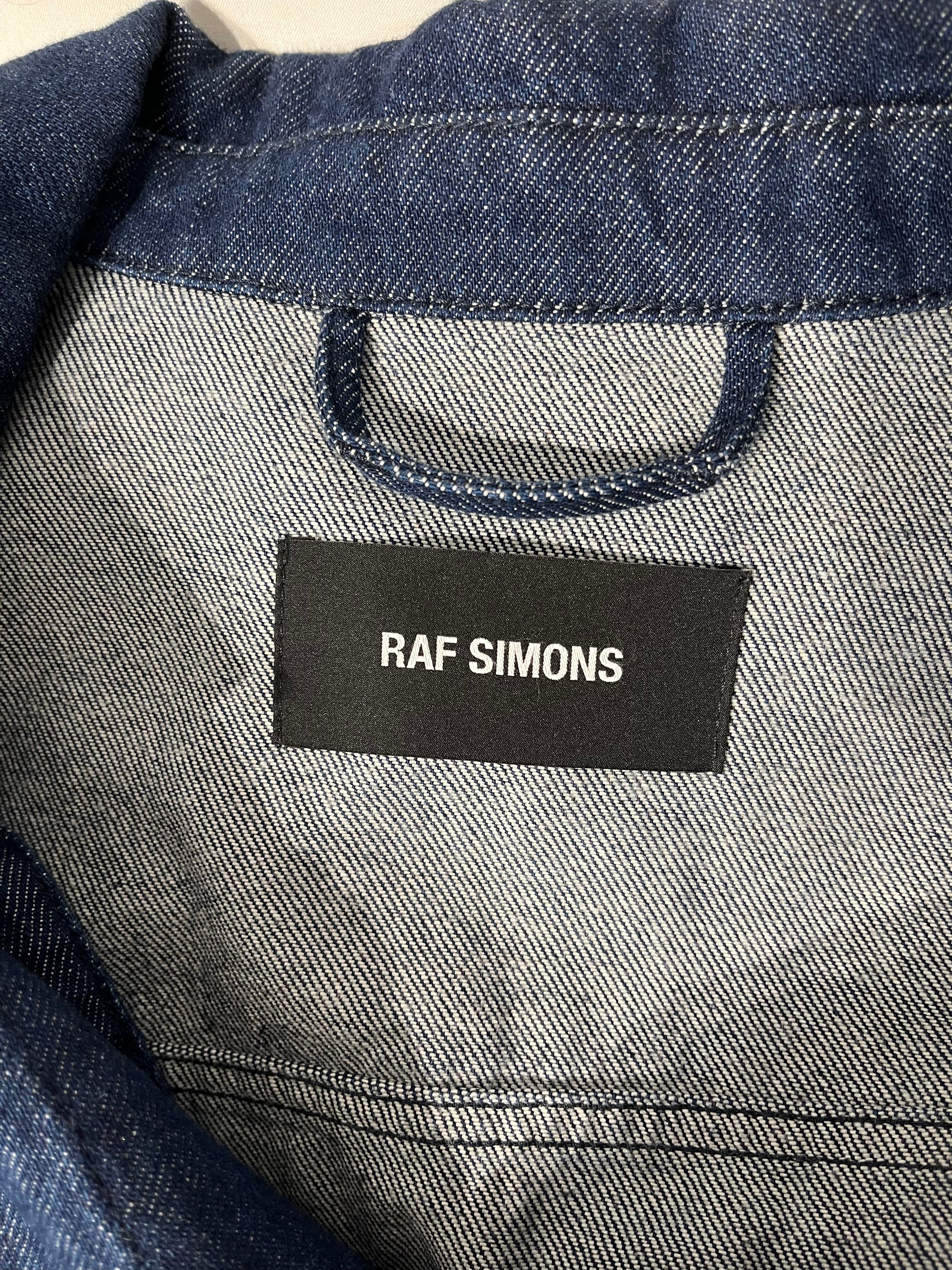 RAF SIMONS/Denim Jkt/L/Denim/BLU/PUNKETTE 2019 JKT view 3