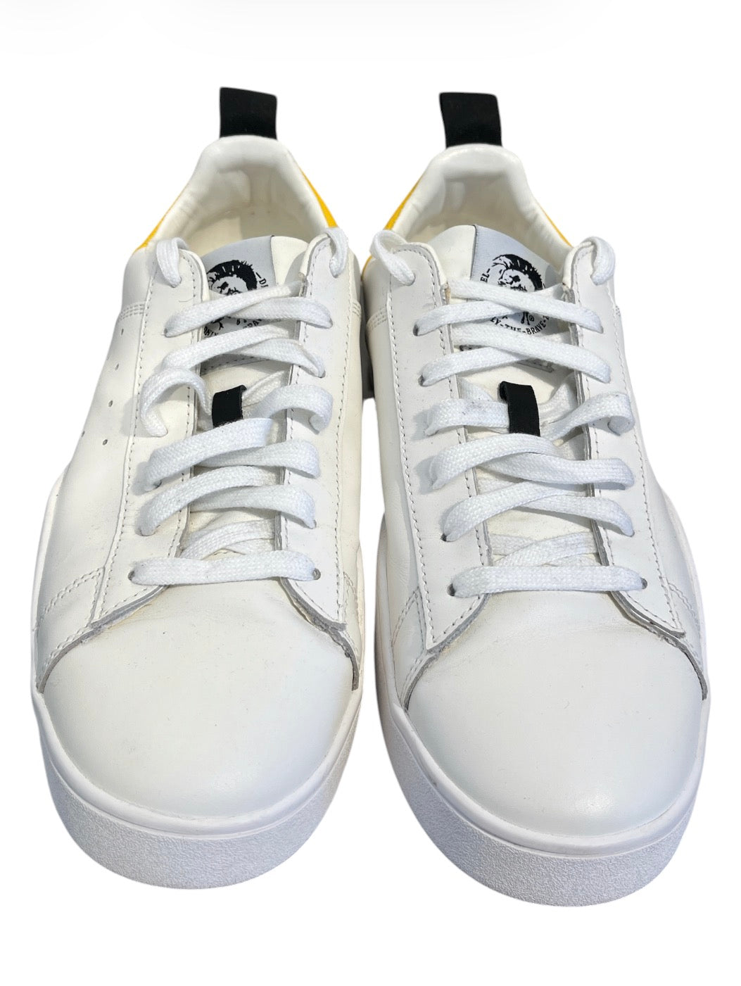 DIESEL/Low-Sneakers/US 12/WHT/YELLOW HEELS view 1