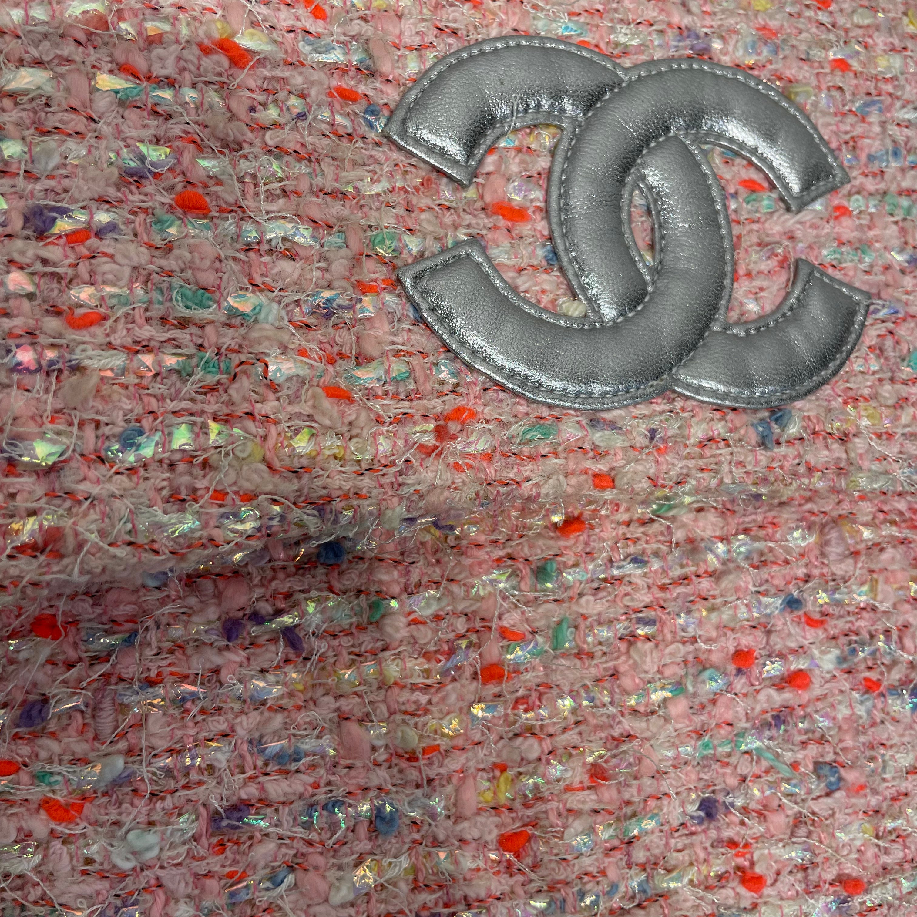 CHANEL/Hand Bag/Tweed/PNK/TWEED BAG view 5