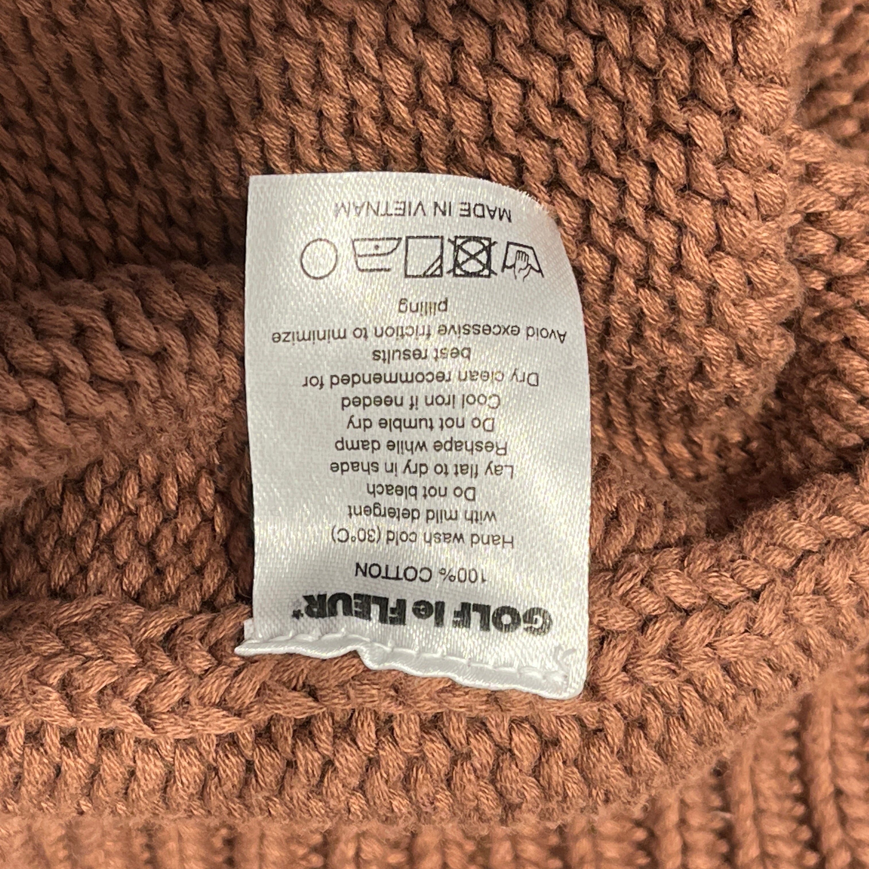 Golf Le Fleur(Le Fleur)/Heavy Sweater/L/Graphic/Cotton/BRW/Pullover/SAUF Bicycle Heavy Knit Crew view 4