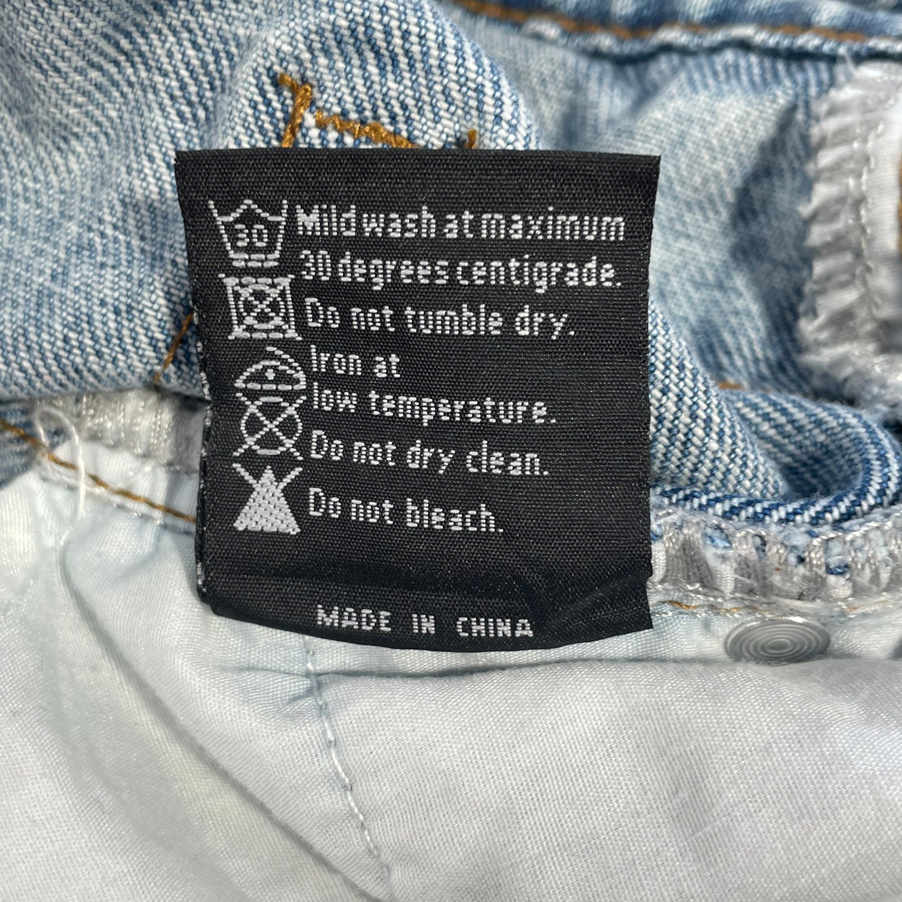 WHO DECIDES WAR/Straight Pants/34/Cotton/BLU/All Over Print/Who Decides War  Sky Colorway view 5