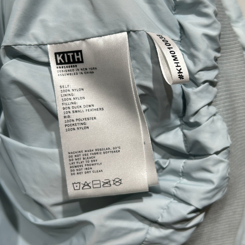 KITH/Puffer Jkt/L/Nylon/BLU/MIDI Mist