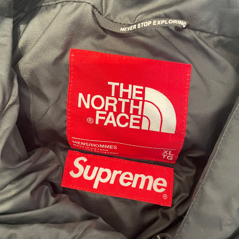 Supreme/THE NORTH FACE/Puffer Jkt/XL/Polyester/BLK/800-Fill Half ZIp Hooded