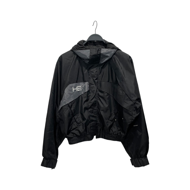 HELIOT EMIL/Jacket/S/Cotton/BLK/Graphic/Cropped Technical Jacket