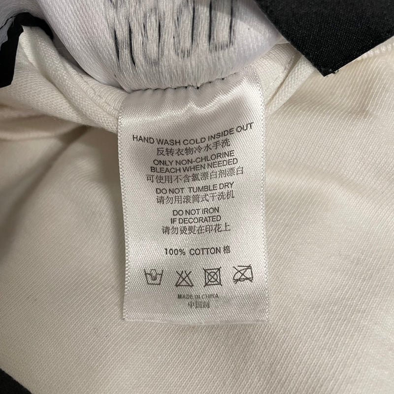 HOOD BY AIR./LS T-Shirt/XXL/Cotton/WHT/HOOD 0  69  0 HBA WRITING
