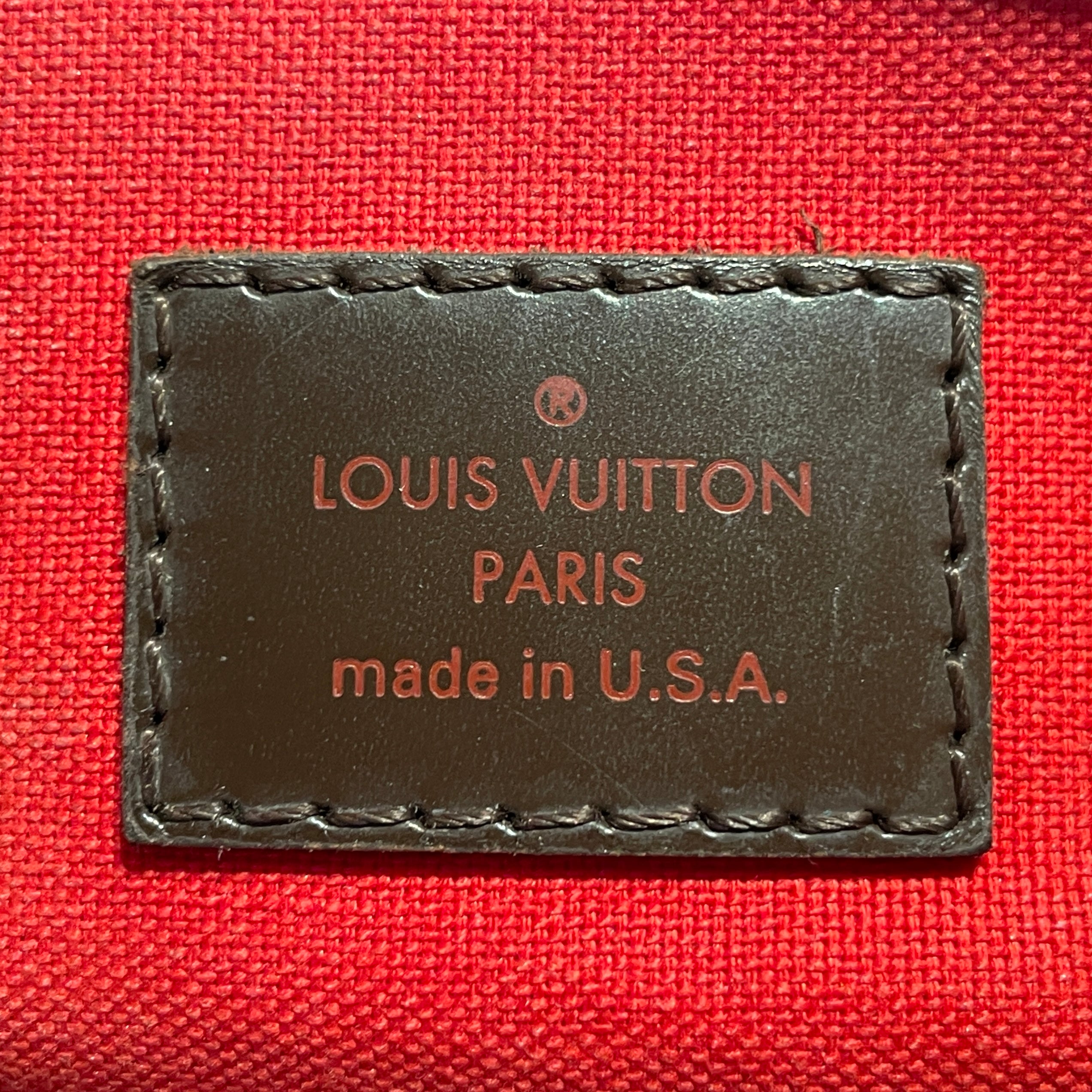 LOUIS VUITTON/Boston Bag/Leather/BRW/Damier Bag view 6