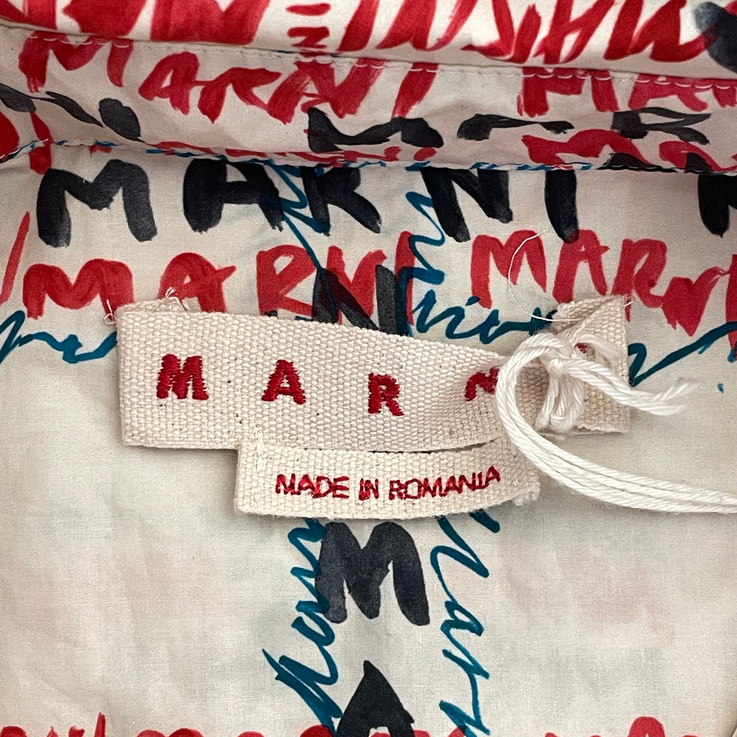 MARNI/LS Shirt/50/Cotton/MLT/All Over Print/ALL OVER PRINT view 3