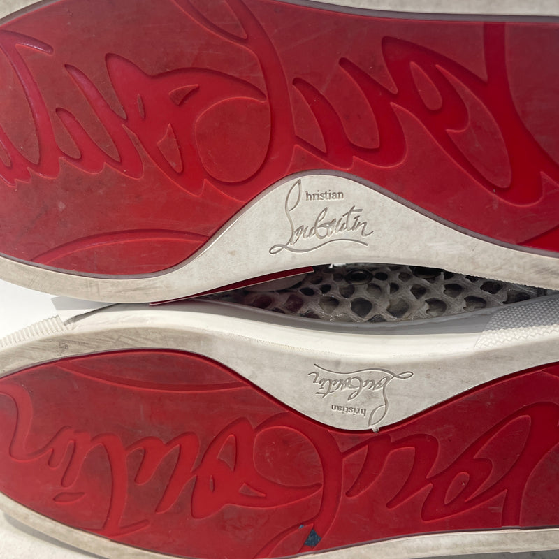 Christian Louboutin/Low-Sneakers/US 6/Animal Pattern/Leather/SLV/