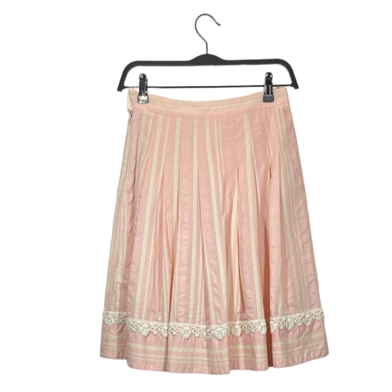 BLUMARINE///Skirt/38/Stripe/Cotton/PNK//W [Designers] Design/