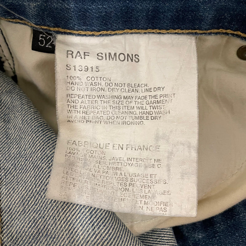 RAF SIMONS/Straight Pants/52/Denim/BLU/SS08 DISTRESSED & REPAIRED DNM