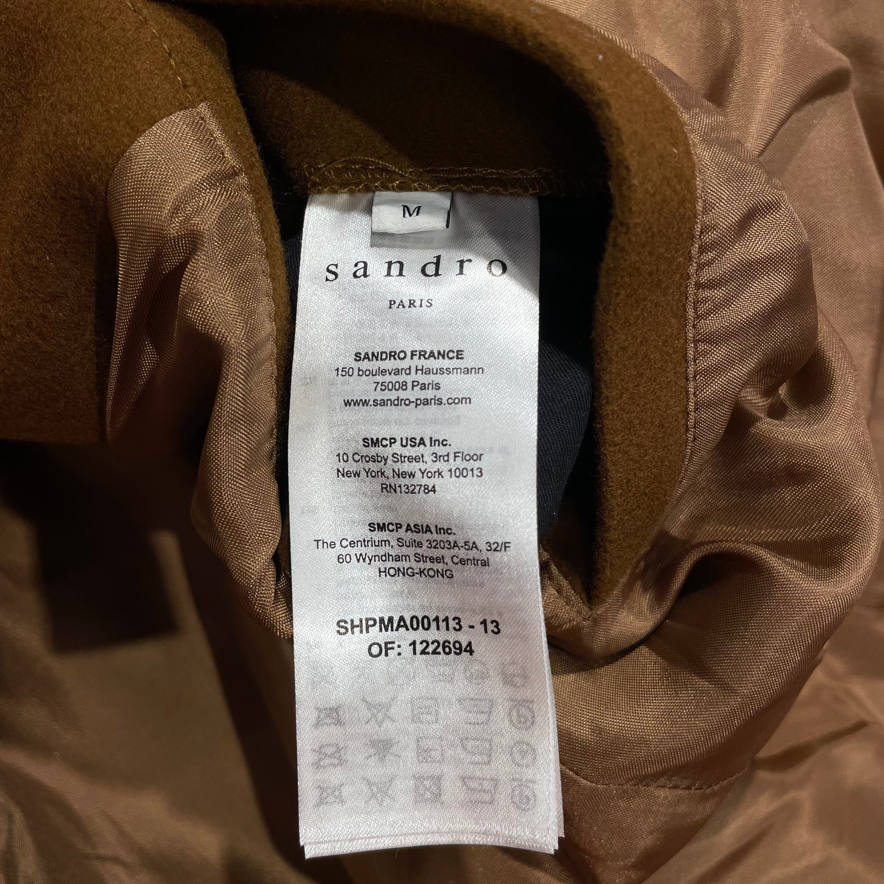 sandro/Peacoat/M/Wool/CML/ view 4