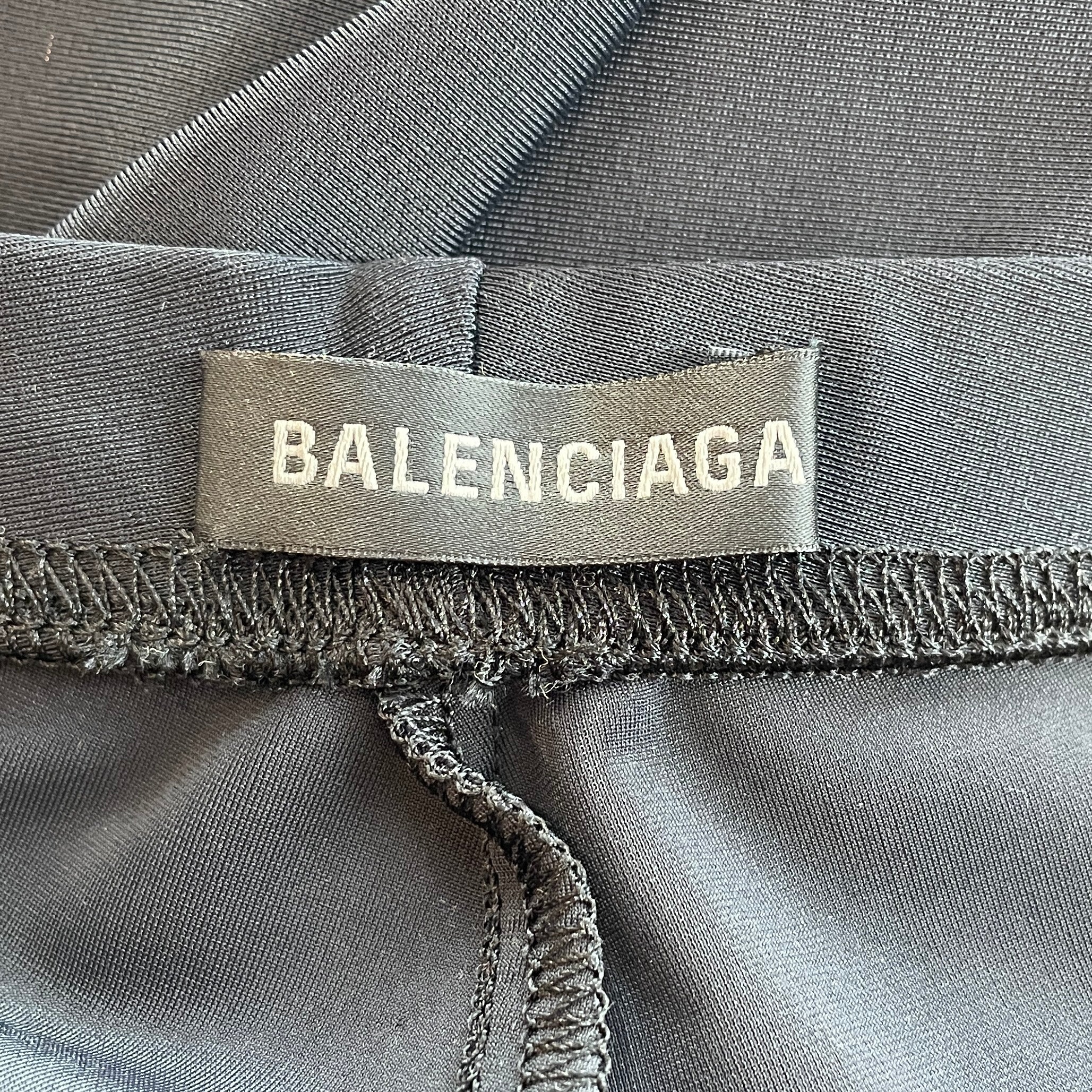 BALENCIAGA/Skinny Pants/36/Polyester/BLK/2023 HEELED LEGGING BOOT view 3