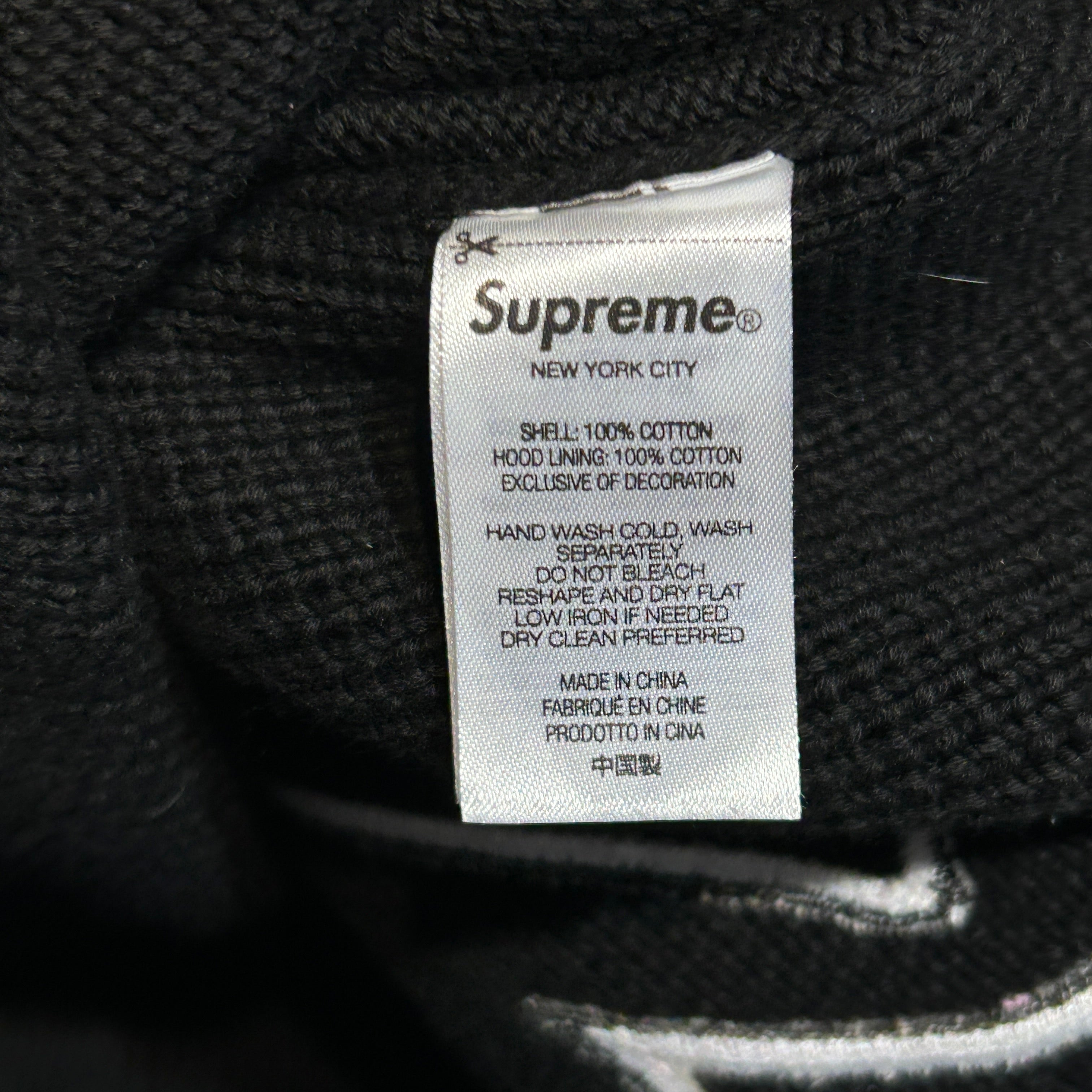 Supreme/Zip Up Hoodie/XL/Cotton/BLK/Knit Sport ZIp Up view 4
