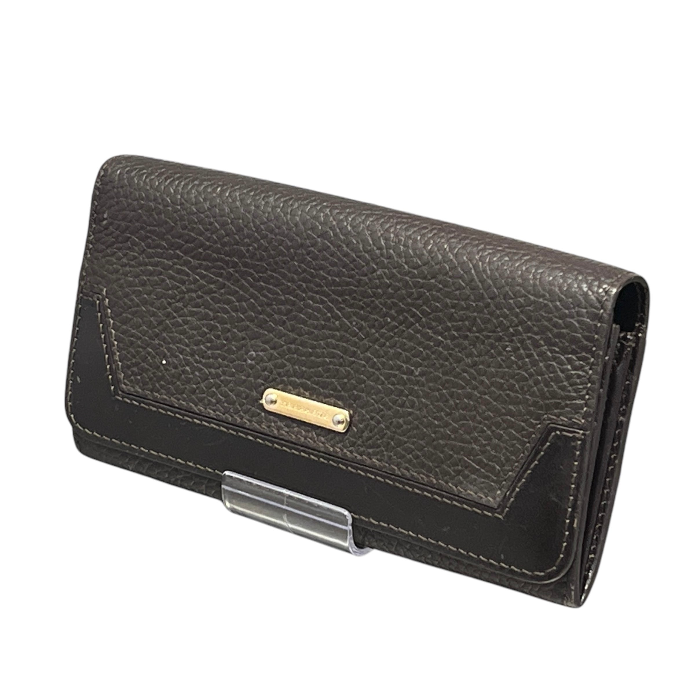BURBERRY/Long Wallet/Leather/BRW/SAFFIANO LEATHER view 1