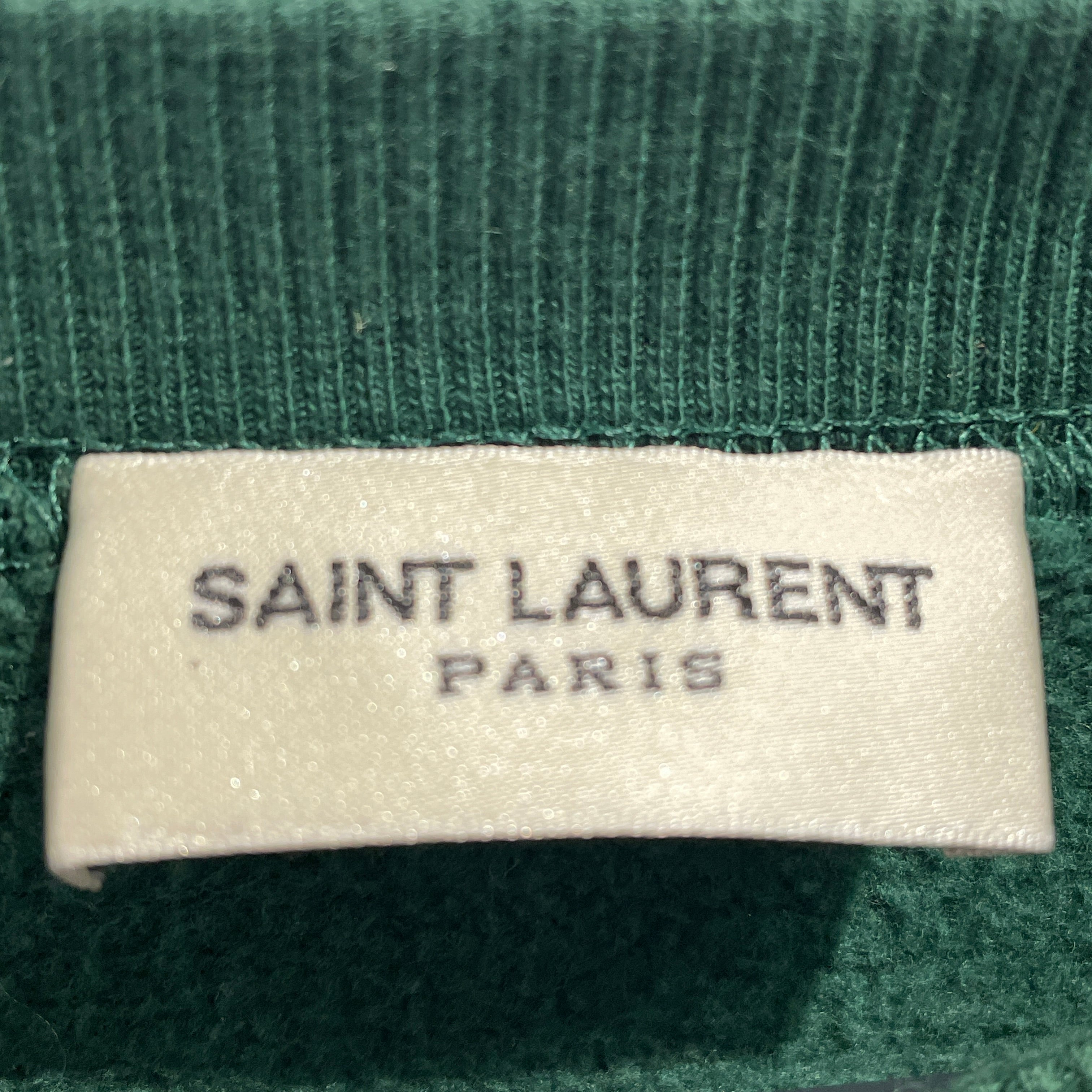 SAINT LAURENT/Sweatshirt/XXL/Cotton/GRN/VERT/JAUNE UNI SS view 4