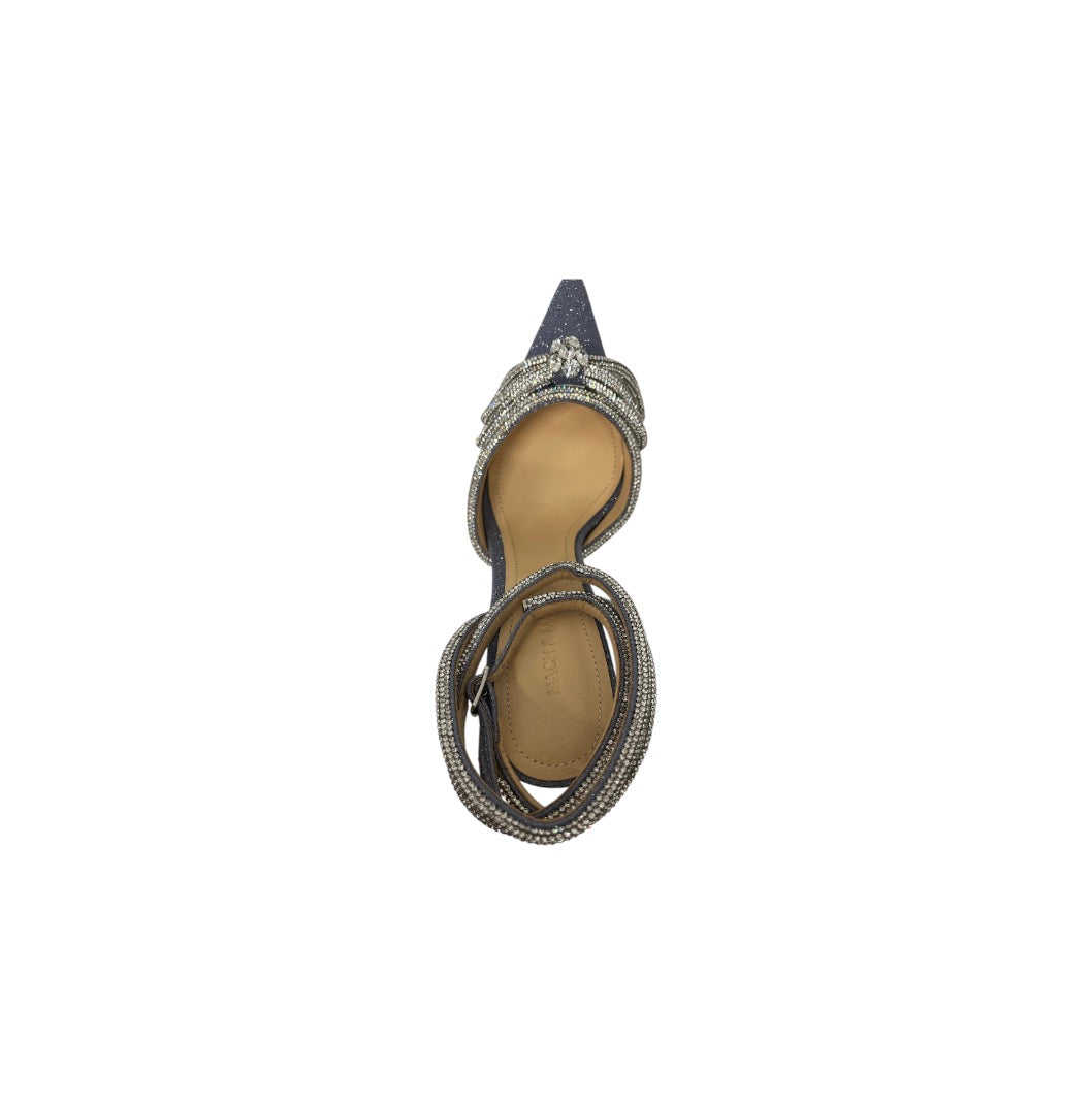 MACH & MACH/Heels/EU 37/Glitter/Leather/PPL/DOUBLE BOW CRYSTAL view 3
