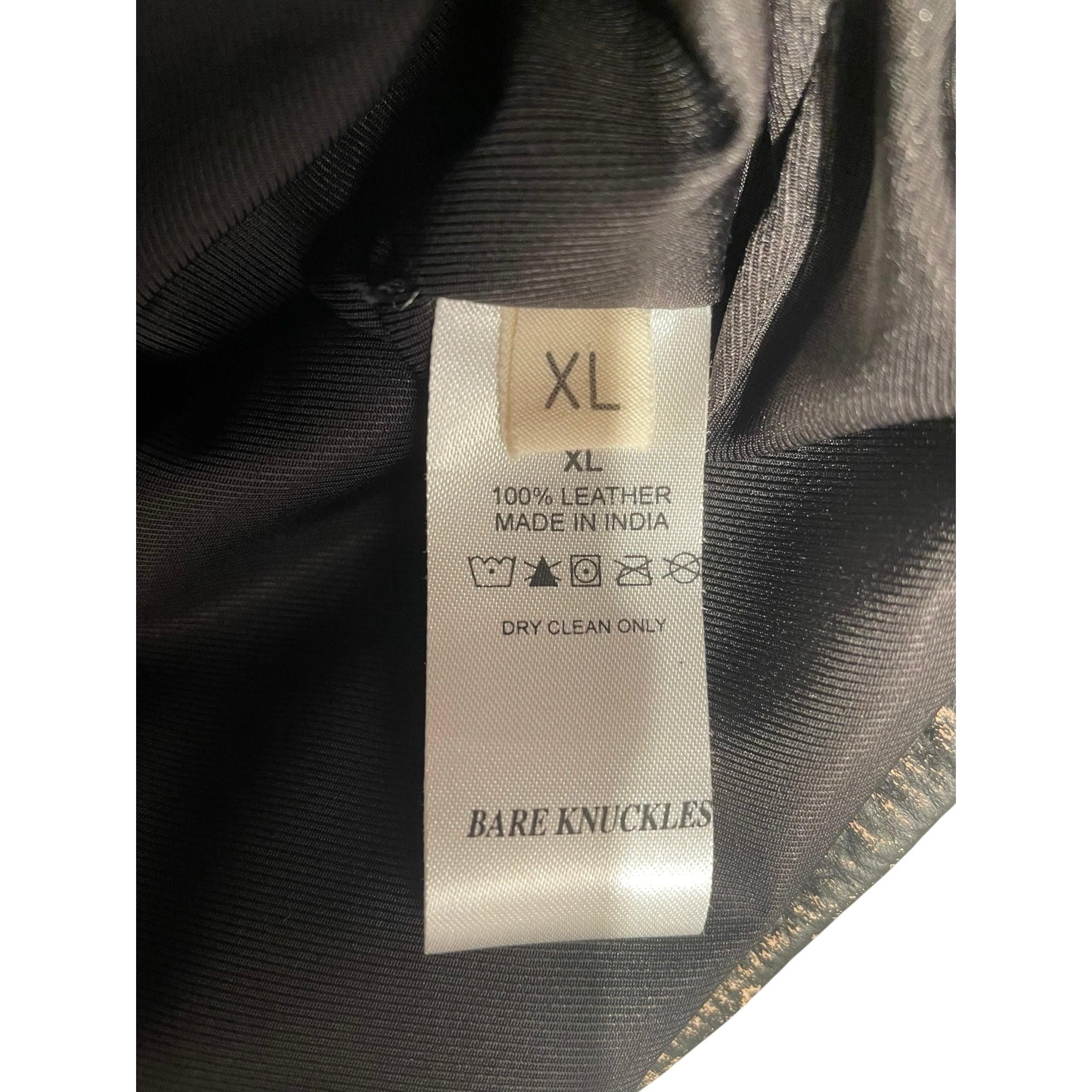 BARE KNUCKLES/Leather Jkt/XL/Leather/BLK/stripe sleeves view 4