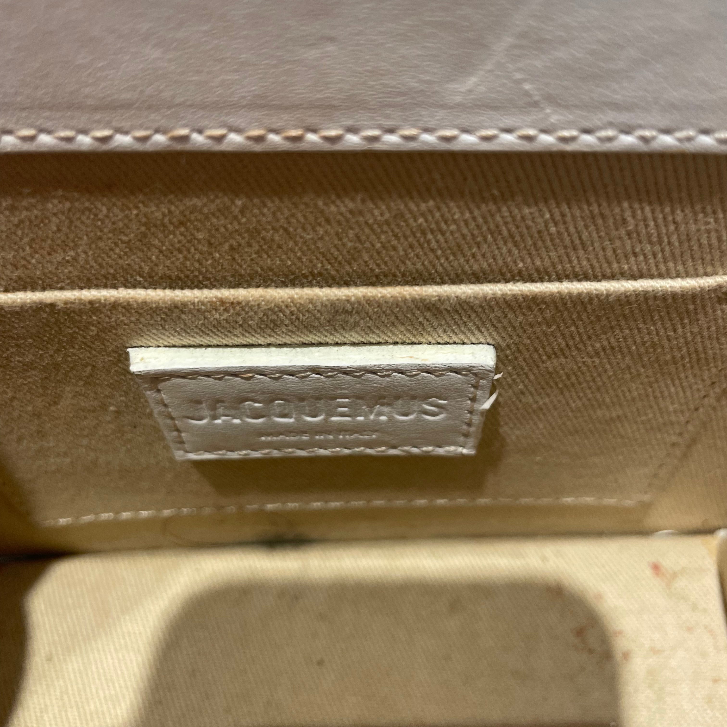 JACQUEMUS/Hand Bag/Leather/WHT/Le Chiquito Handle Bag view 5