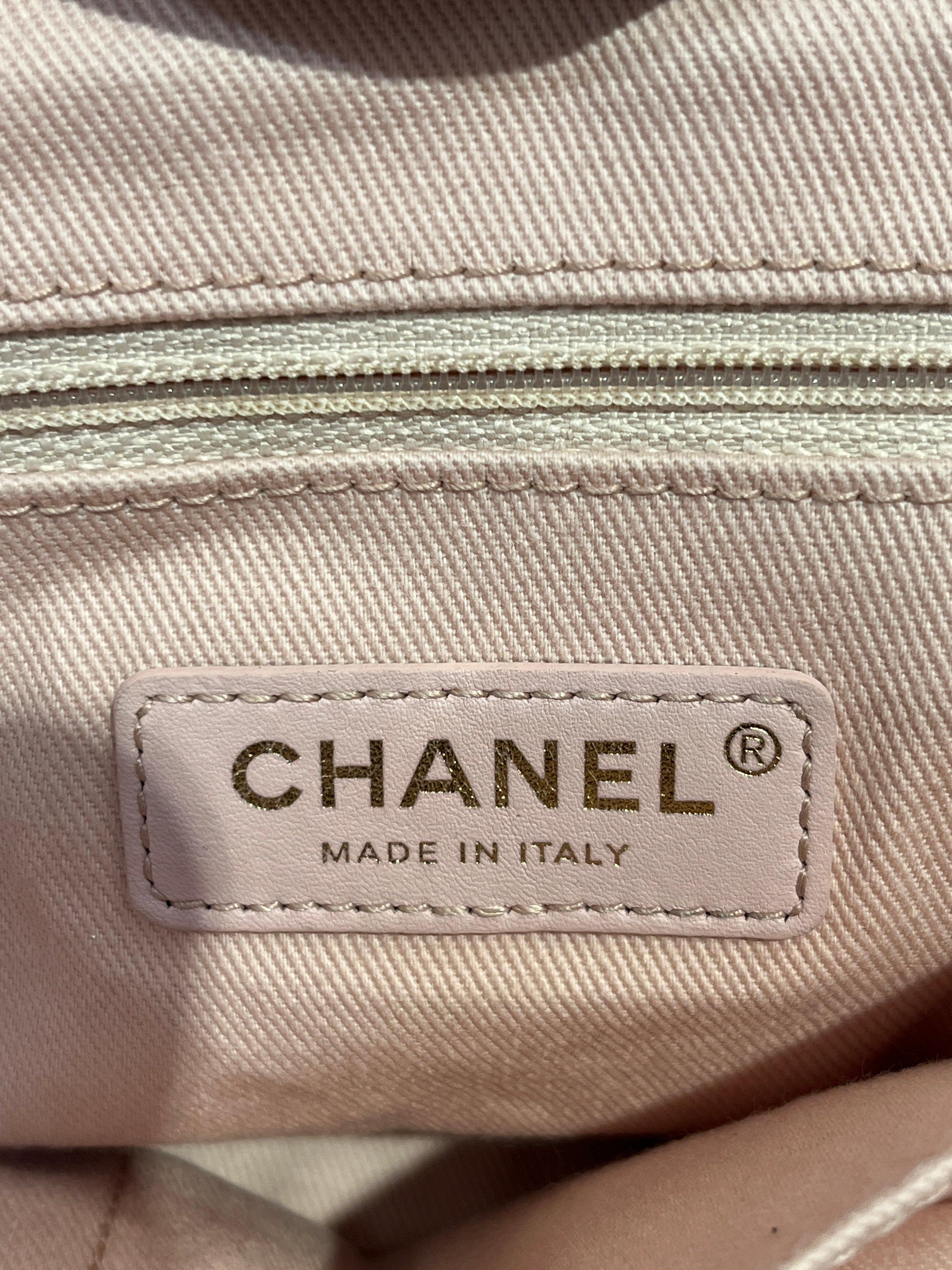CHANEL/Tote Bag/Cotton/PNK/31 DEAUVILLE PINK CAMBON TOTE view 5