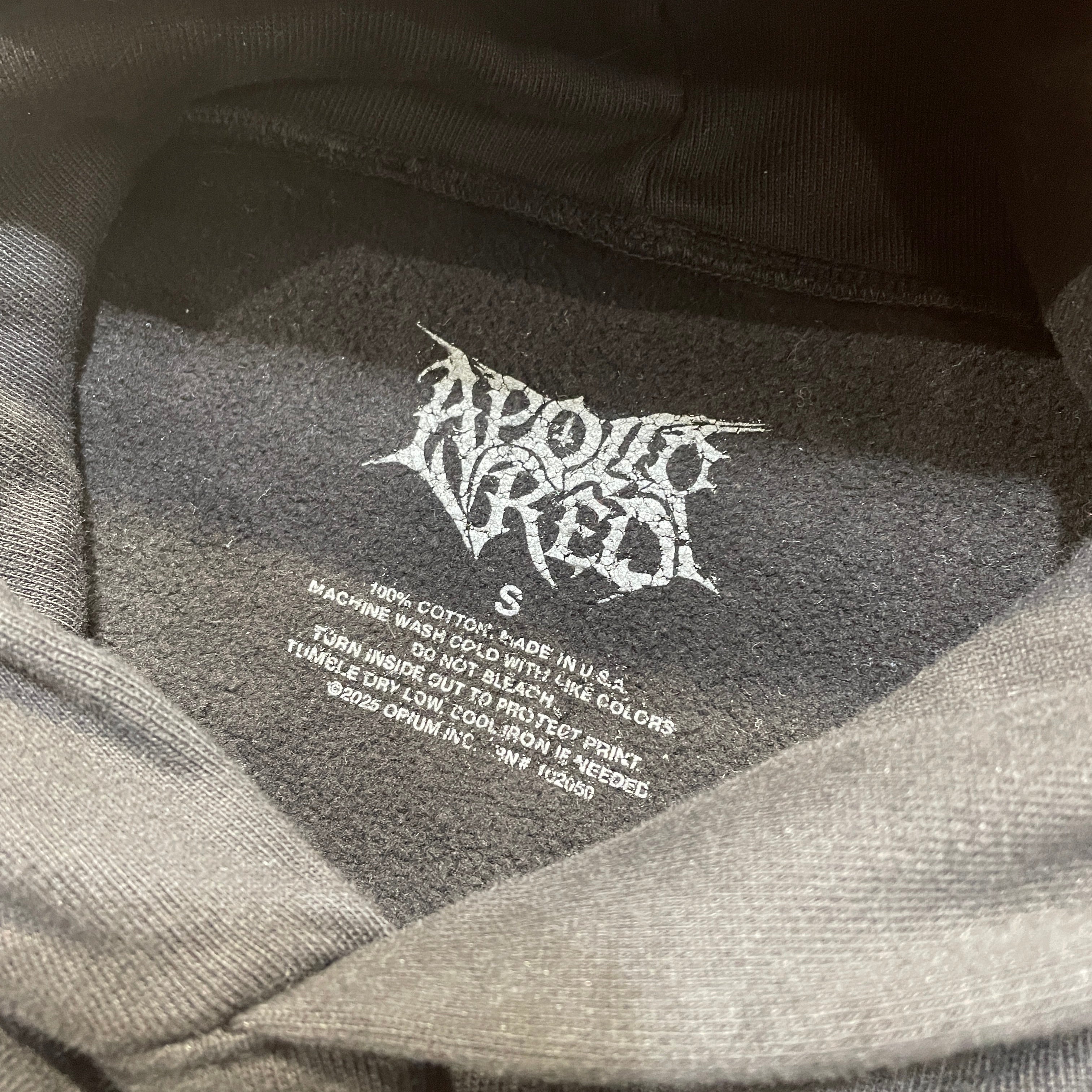 ANTAGONIST TOUR/Hoodie/S/Graphic/Cotton/BLK/APOLLO RED view 3
