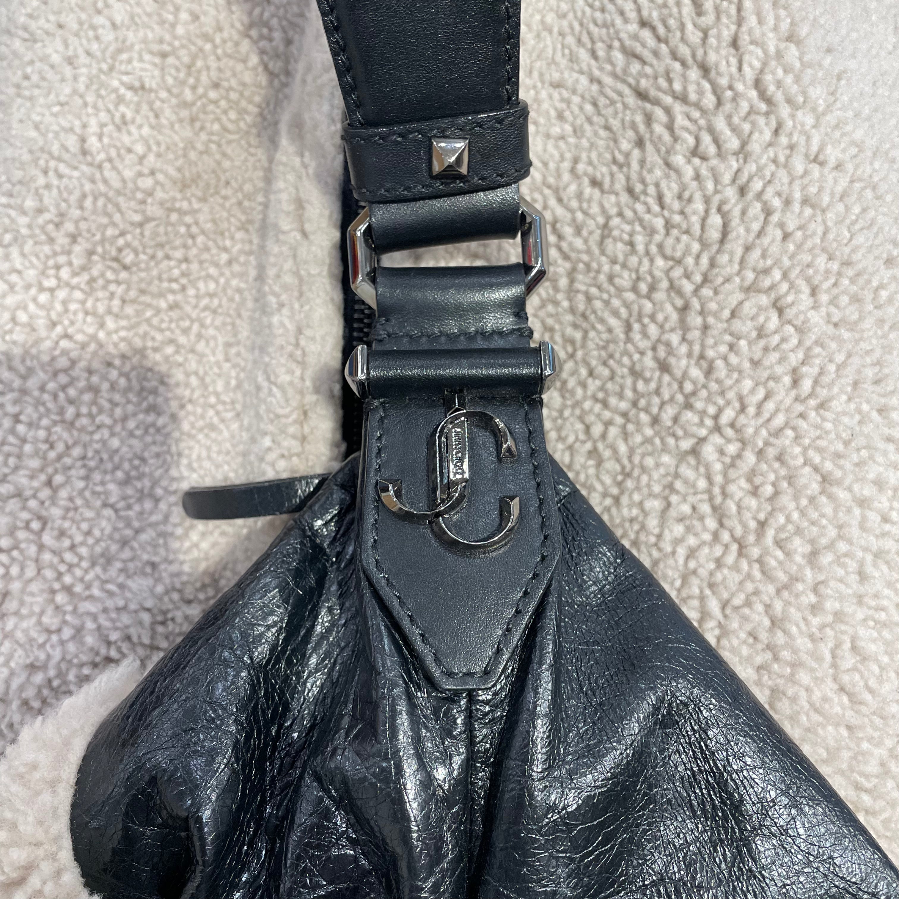 JIMMY CHOO/Bag/Leather/BLK/SHEARLING view 8