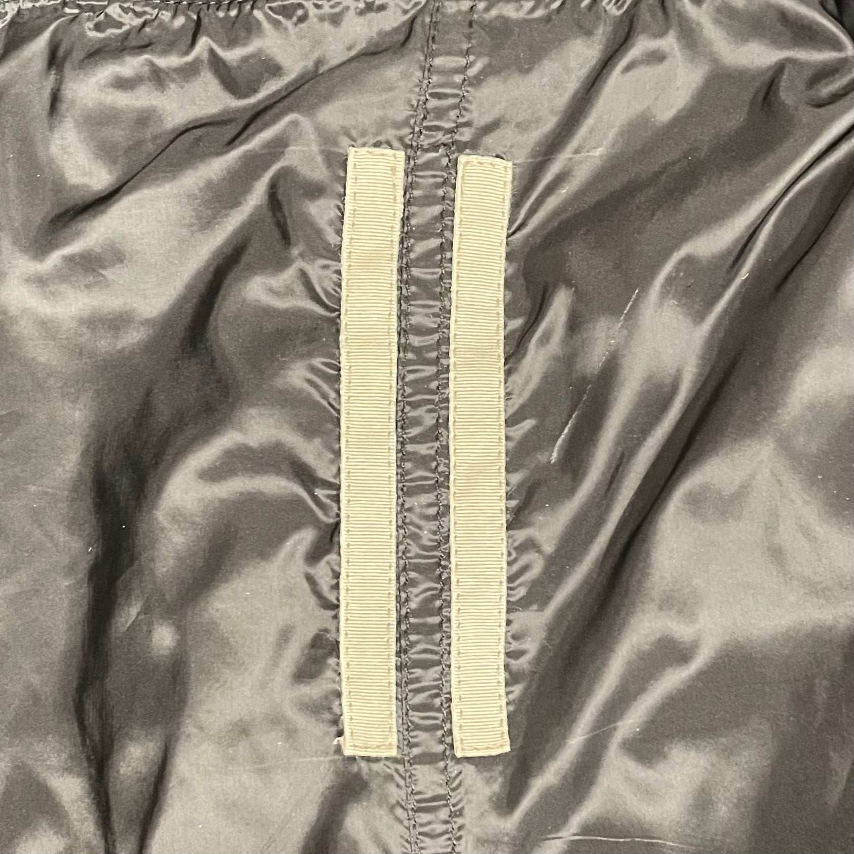 RICK OWENS DRKSHDW/Windbreaker/L/Polyester/BLK/LONG BOMBER/PARKA view 3