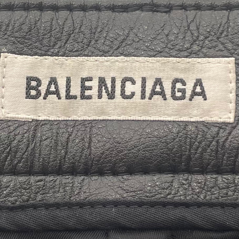 BALENCIAGA/Skirt/34/Leather/BLK/