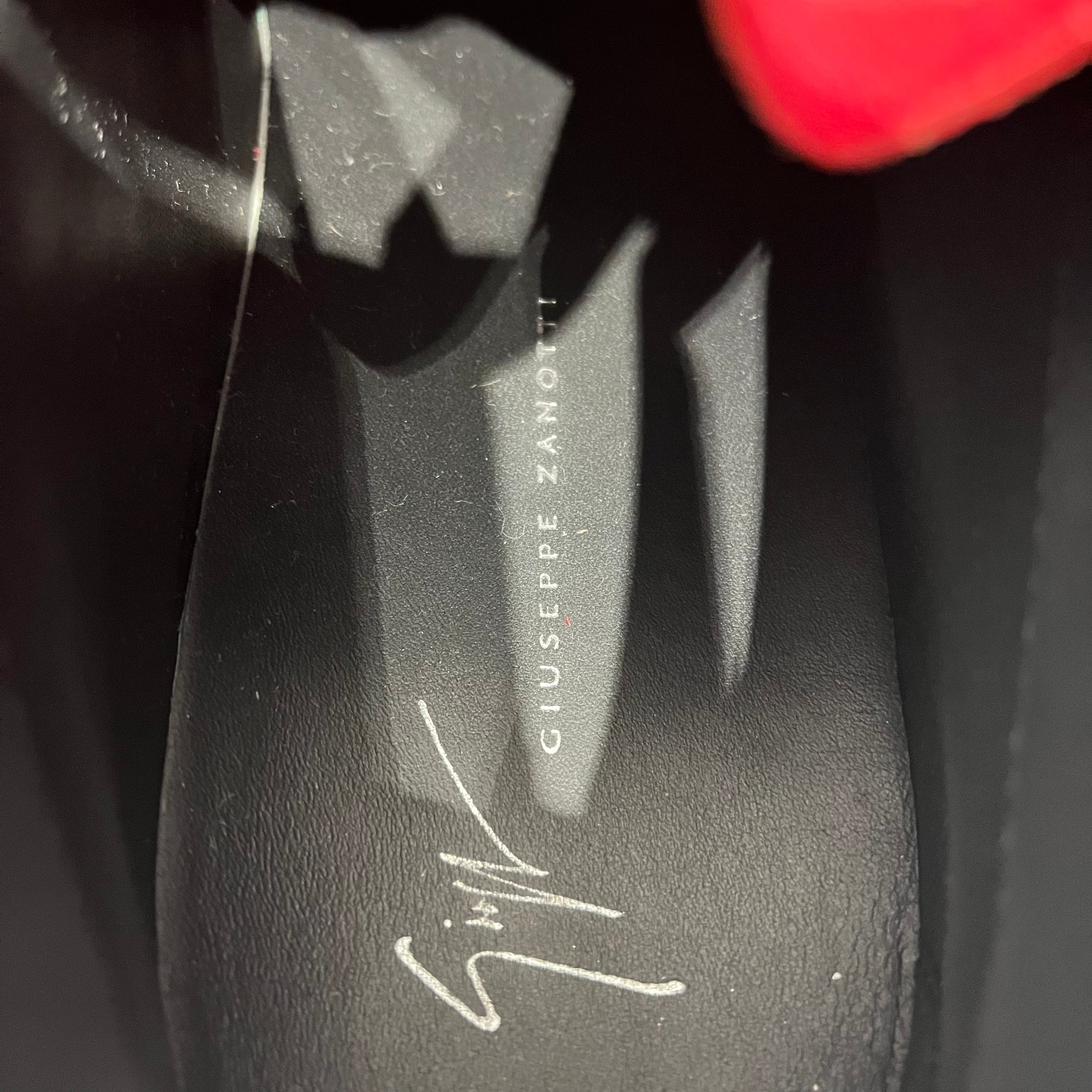 Giuseppe Zanotti/Hi-Sneakers/EU 42.5/Leather/RED/KRISS SNKR DUAL ZIP view 7
