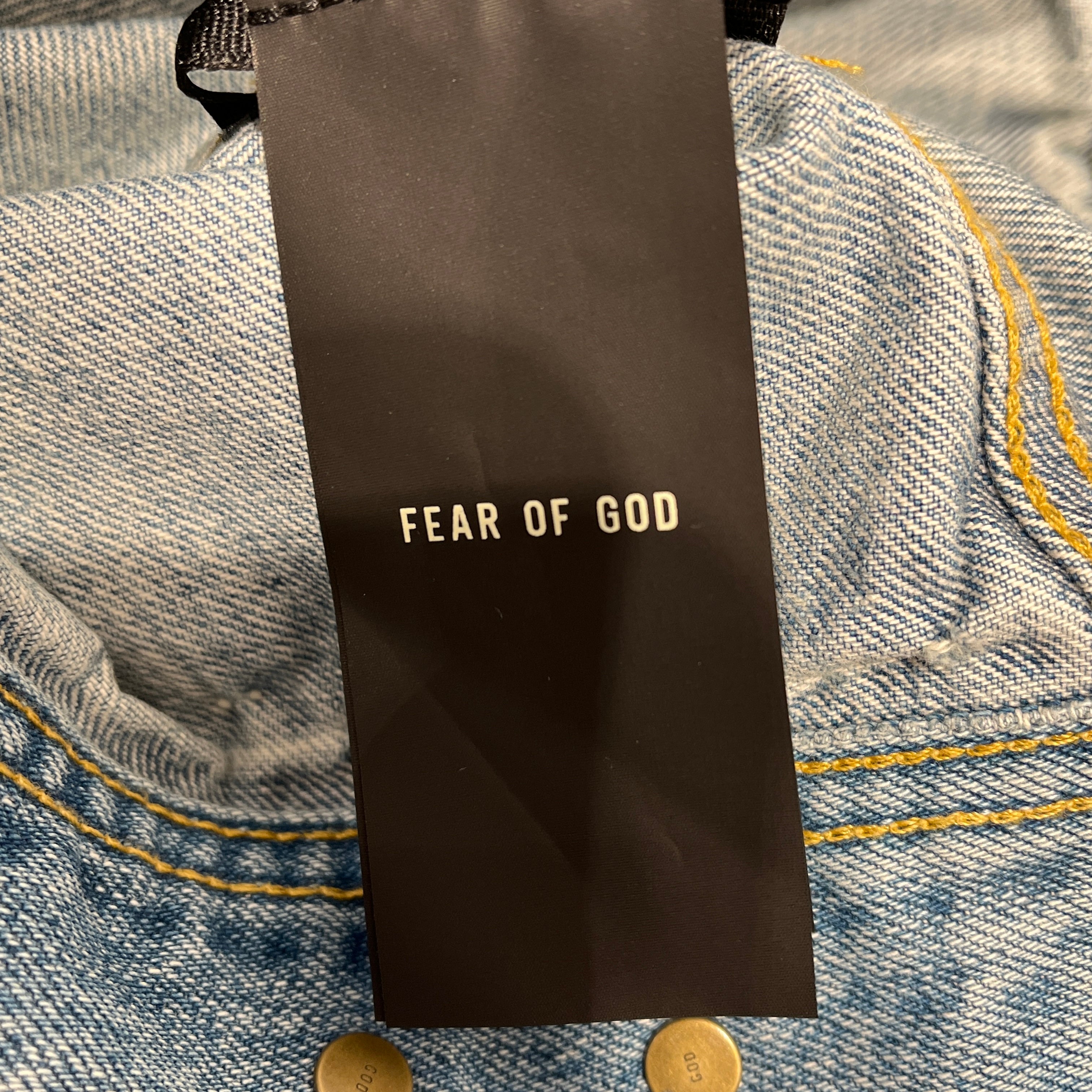 FEAR OF GOD/Denim Jkt/M/Denim/BLU/7TH COLLECTION TRUCKER JAC 001 view 7