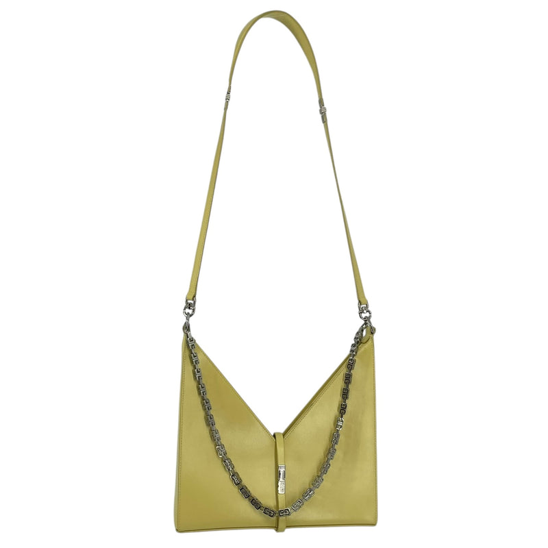 GIVENCHY/Hand Bag/Leather/YEL/BOX CUT OUT BAG