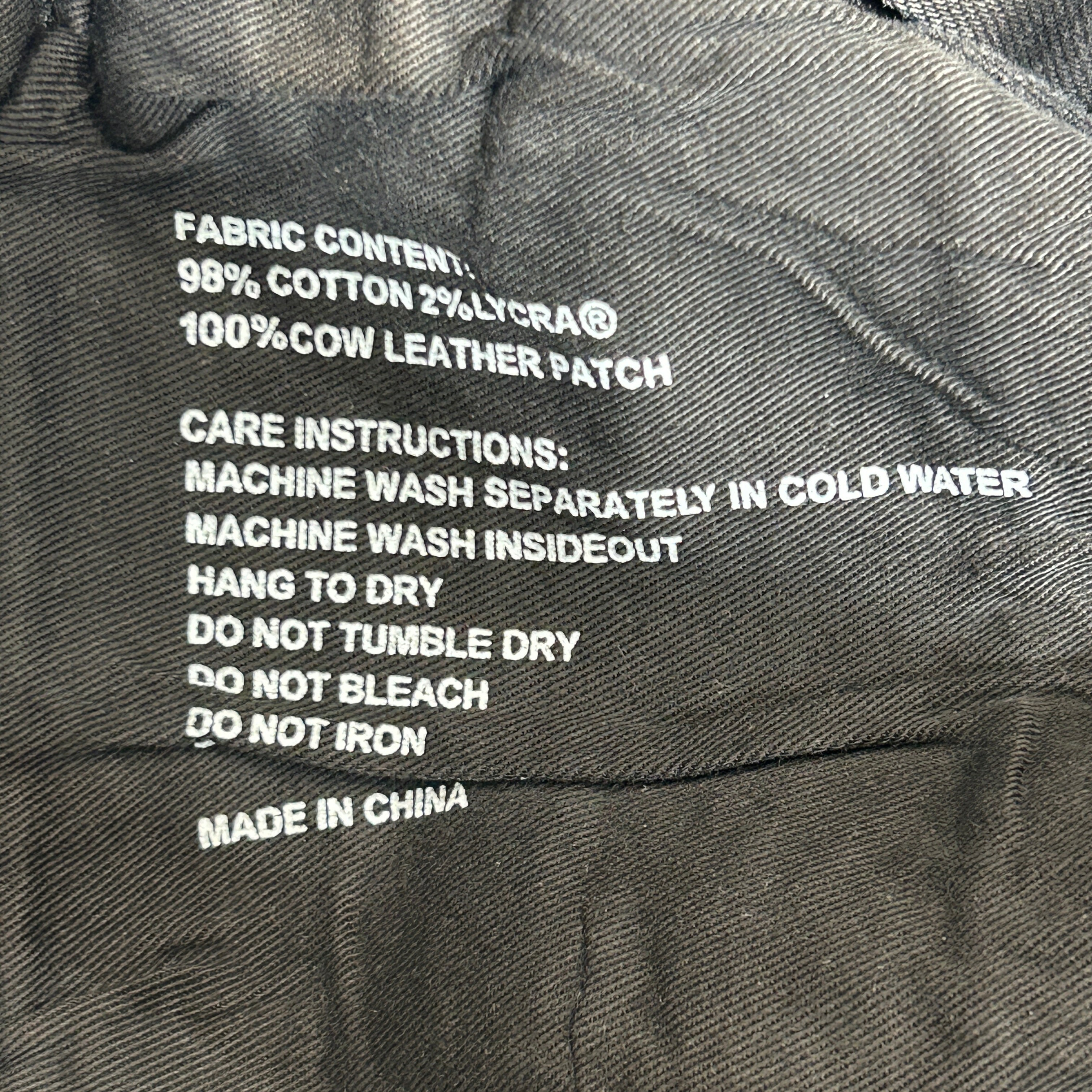 PURPLE BRAND/Skinny Pants/36/Denim/BLK/Painting Stains view 4