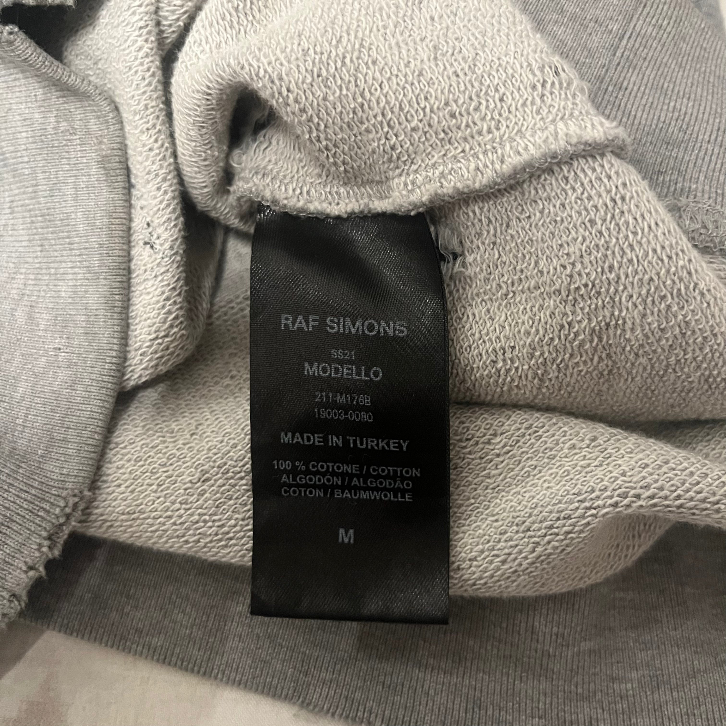 RAF SIMONS/Hoodie/M/Cotton/GRY/welcome home view 4