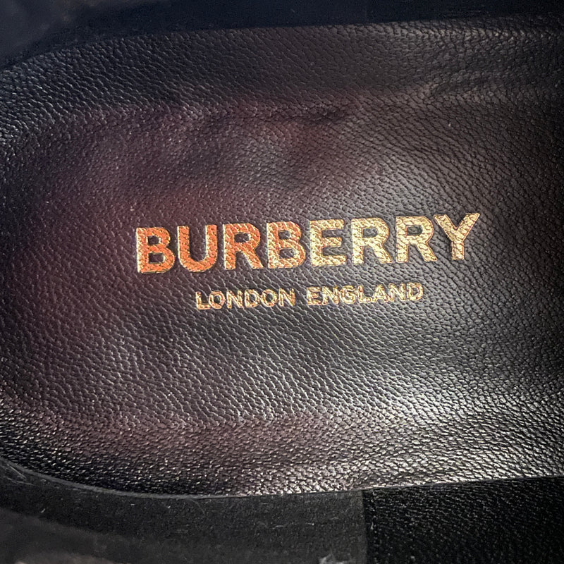 BURBERRY/Chelsea Boots/US 8/Leather/BLK/