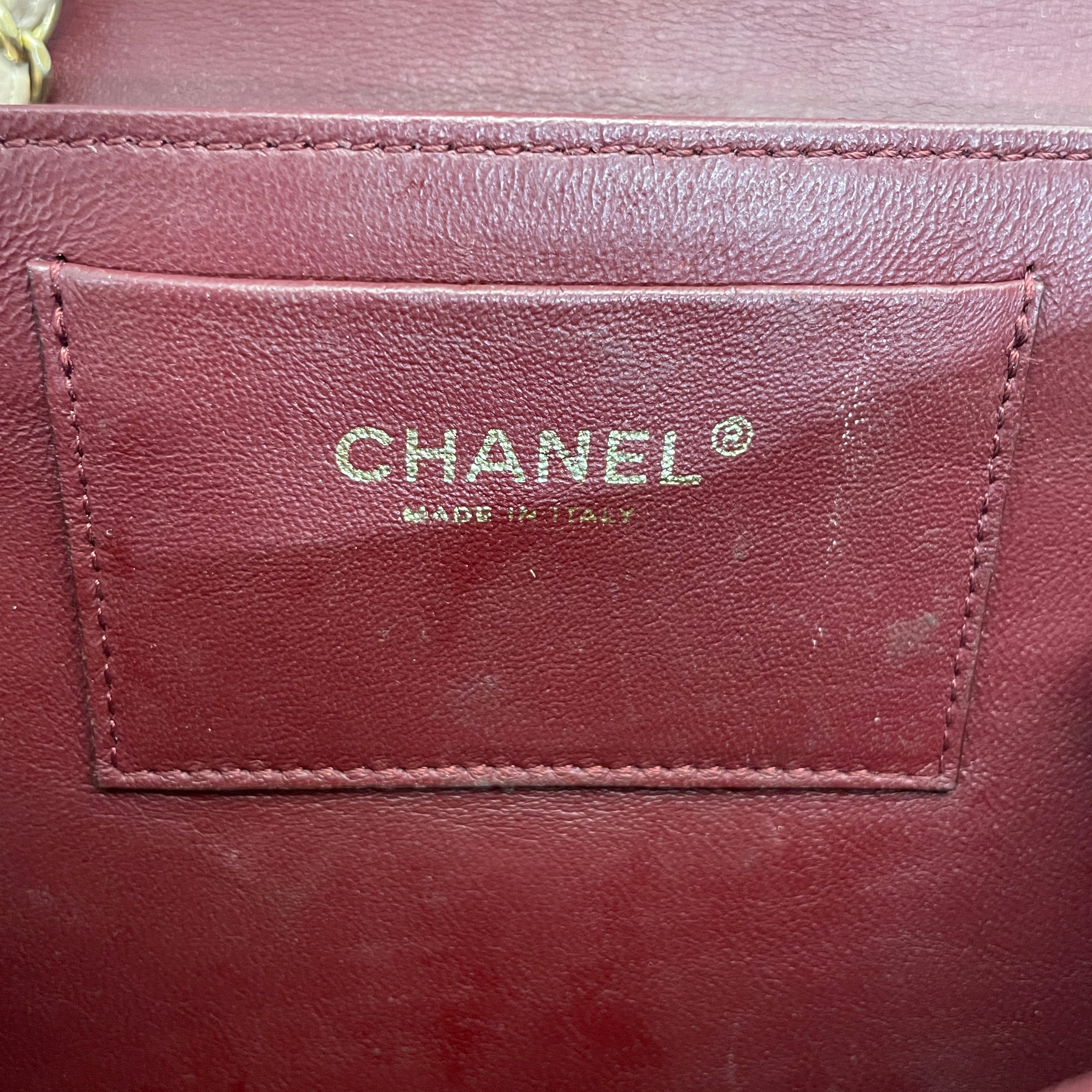 CHANEL/Hand Bag/Lambskin/BEG/flap bag view 3