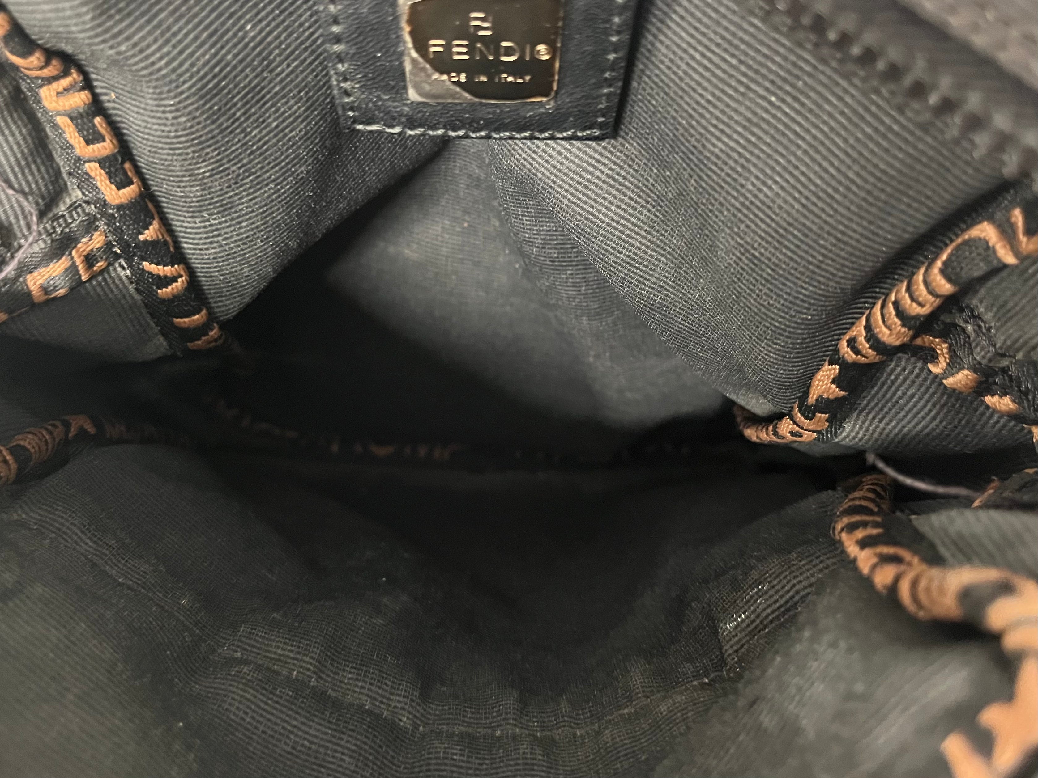 FENDI/Cross Body Bag/Cotton/BLK/2305.26679.09 view 5