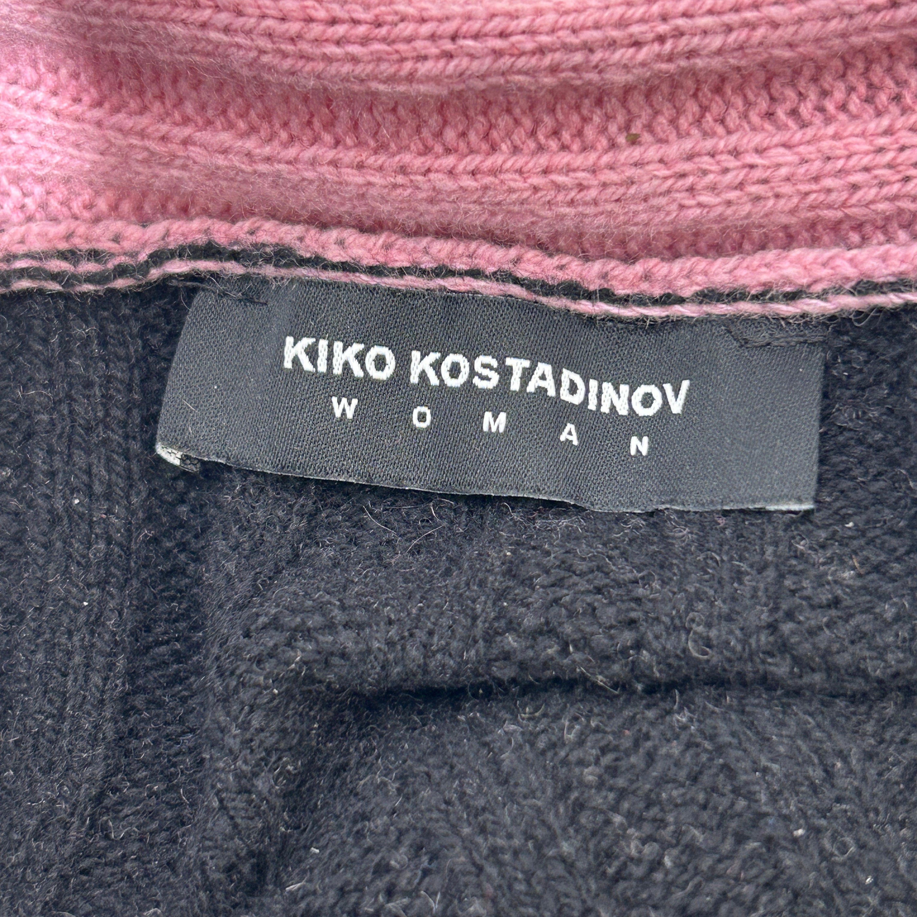 Kiko Kostadinov/Zip Up Hoodie/34/Polyester/BLK/ view 3